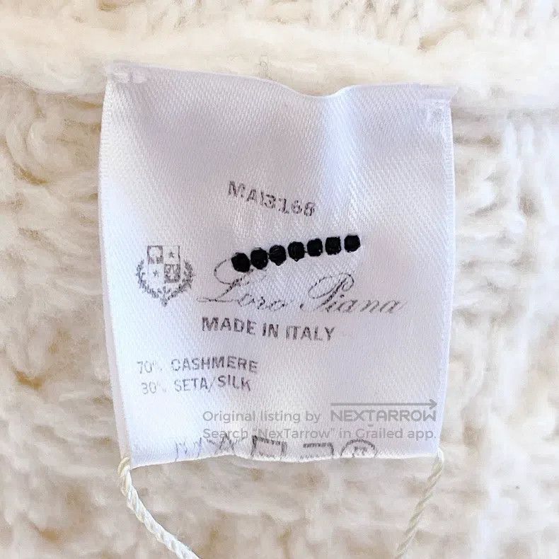 Loro Piana Loro Piana Ivory waffle-knit high-neck cashmere sweater Size XS / US 0-2 / IT 36-38 - 8 Thumbnail