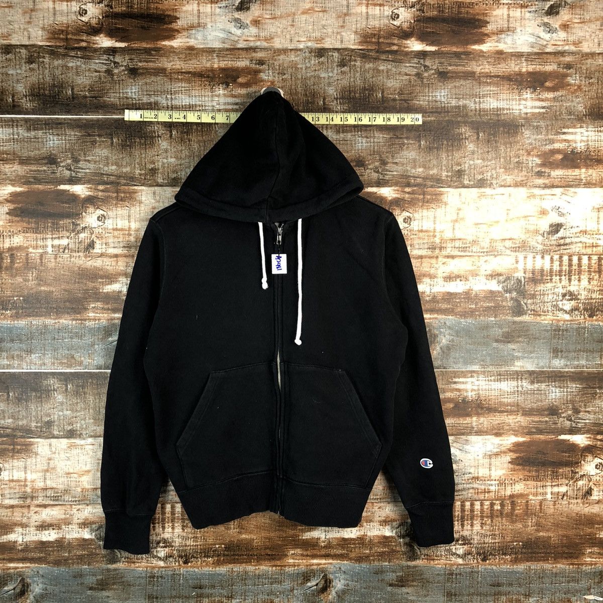 Champion Champion Black sweater Hoodie #A2481 Size US S / EU 44-46 / 1 - 1 Thumbnail