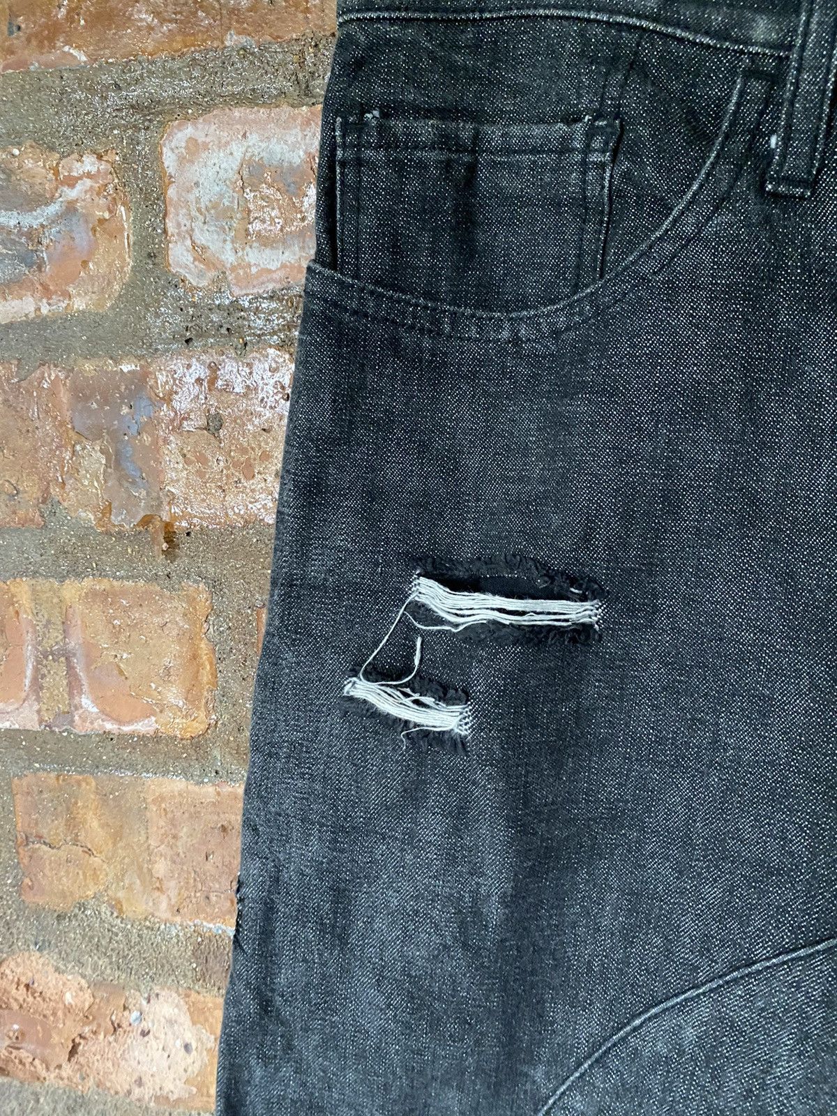 Japanese Brand 2000s EDGE RUPERT O ring distressed 3/4 pants Size US 30 / EU 46 - 4 Thumbnail