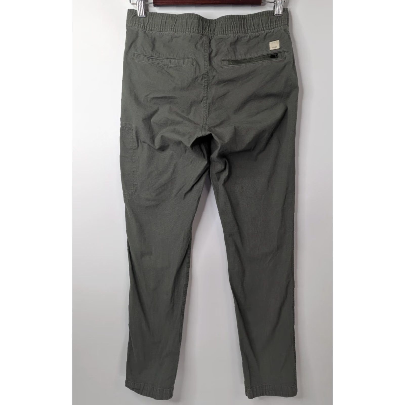 Vuori VUORI Pants XS Green Ripstop Drawstring Jogger Organic Cotton Outdoor VW401 Size 26" / US 2 / IT 38 - 4 Thumbnail