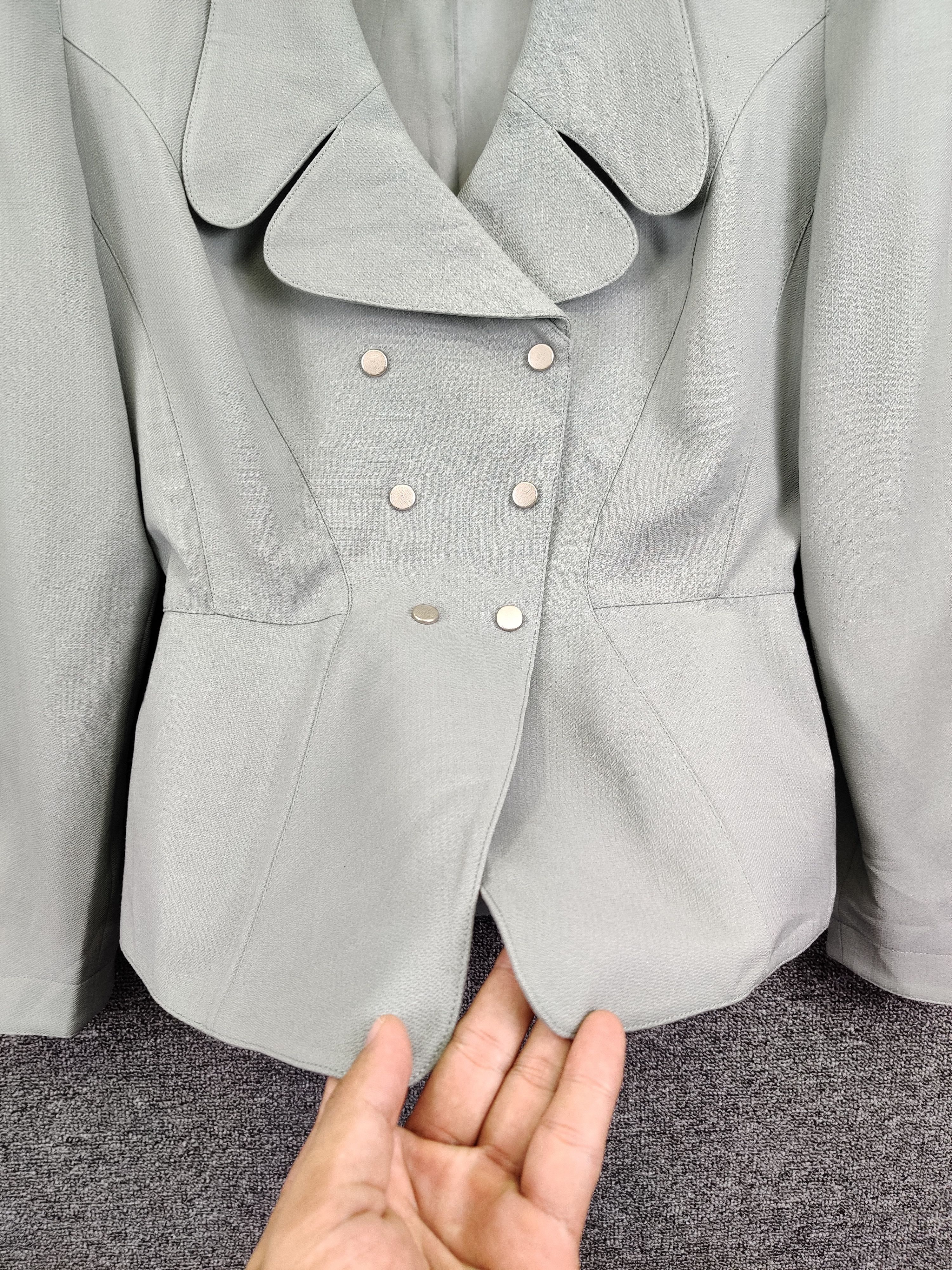 Thierry Mugler Thierry Mugler Wool Blazer Coat Size S / US 4 / IT 40 - 8 Thumbnail