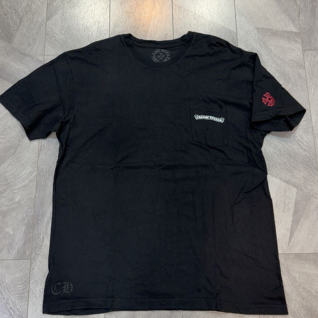 Saint Laurent Paris Chrome Hearts New York Limited Cross Scroll Tee Size US XXL / EU 58 / 5 - 1 Thumbnail