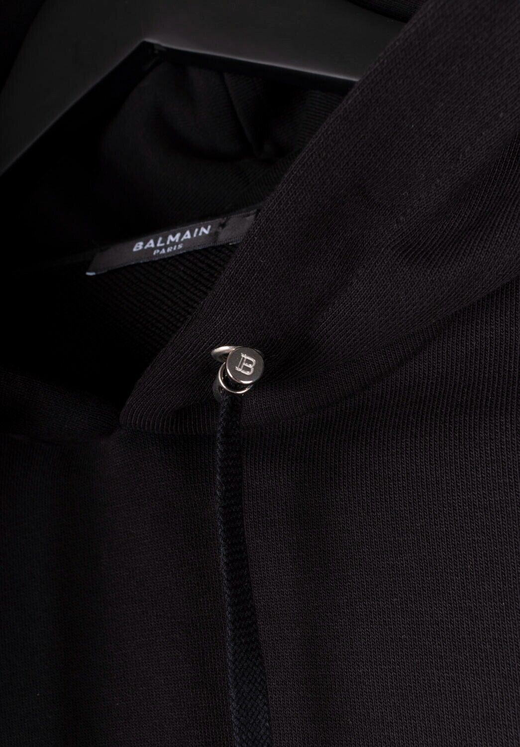 Balmain Original Balmain Men Hooded Black Jumper Size M B035 Size US M / EU 48-50 / 2 - 3 Thumbnail