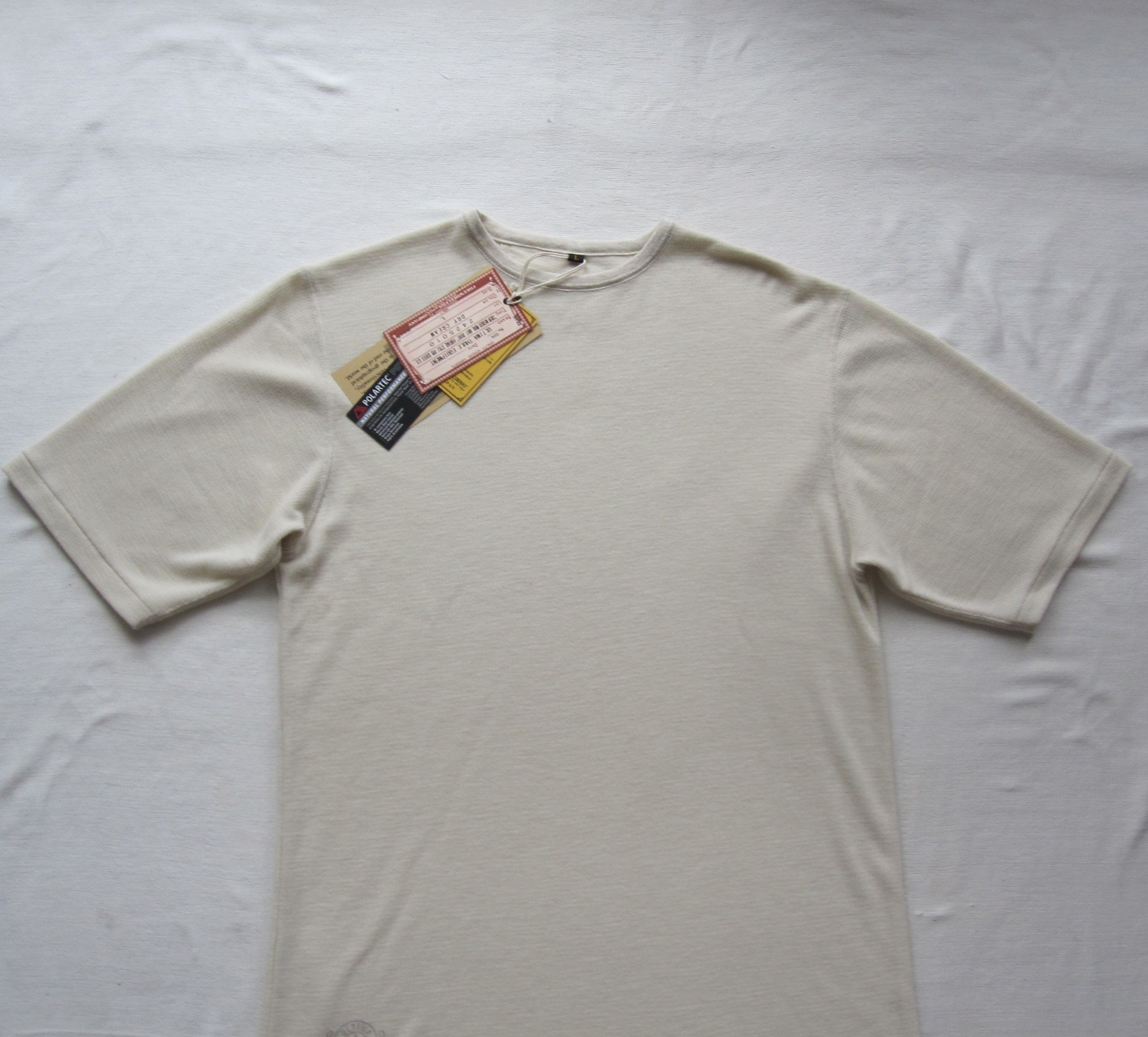 Freewheelers “CREW NECKED WOOL KNIT” SHORT SLEEVE SHIRT Size US L / EU 52-54 / 3 - 4 Thumbnail
