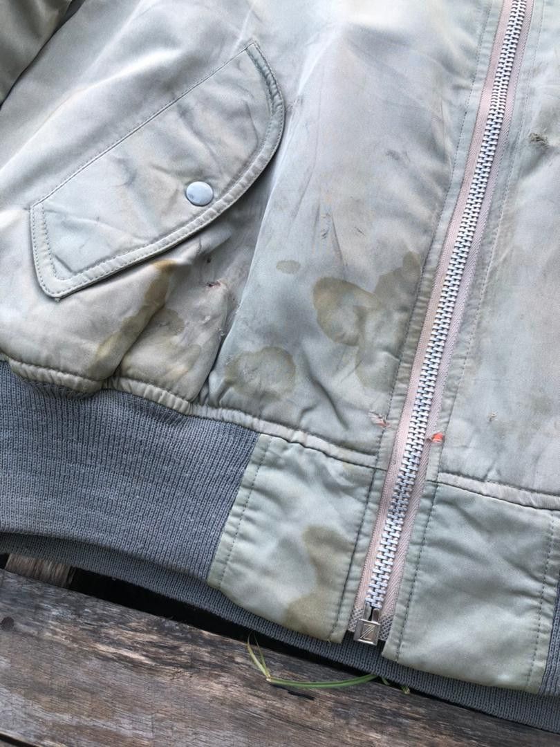 Vintage Vintage Military Reversible Bomber Jacket Distressed Size US L / EU 52-54 / 3 - 7 Thumbnail