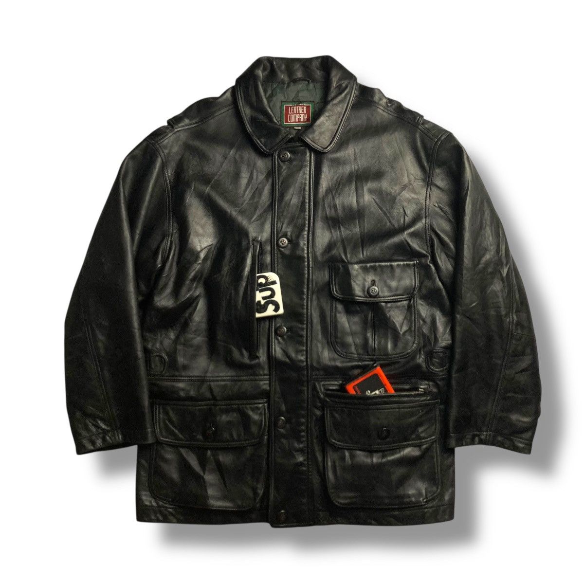 Ekam × Genuine Leather Ekam 🇯🇵 Asymmetrical Zipper Bondage Biker