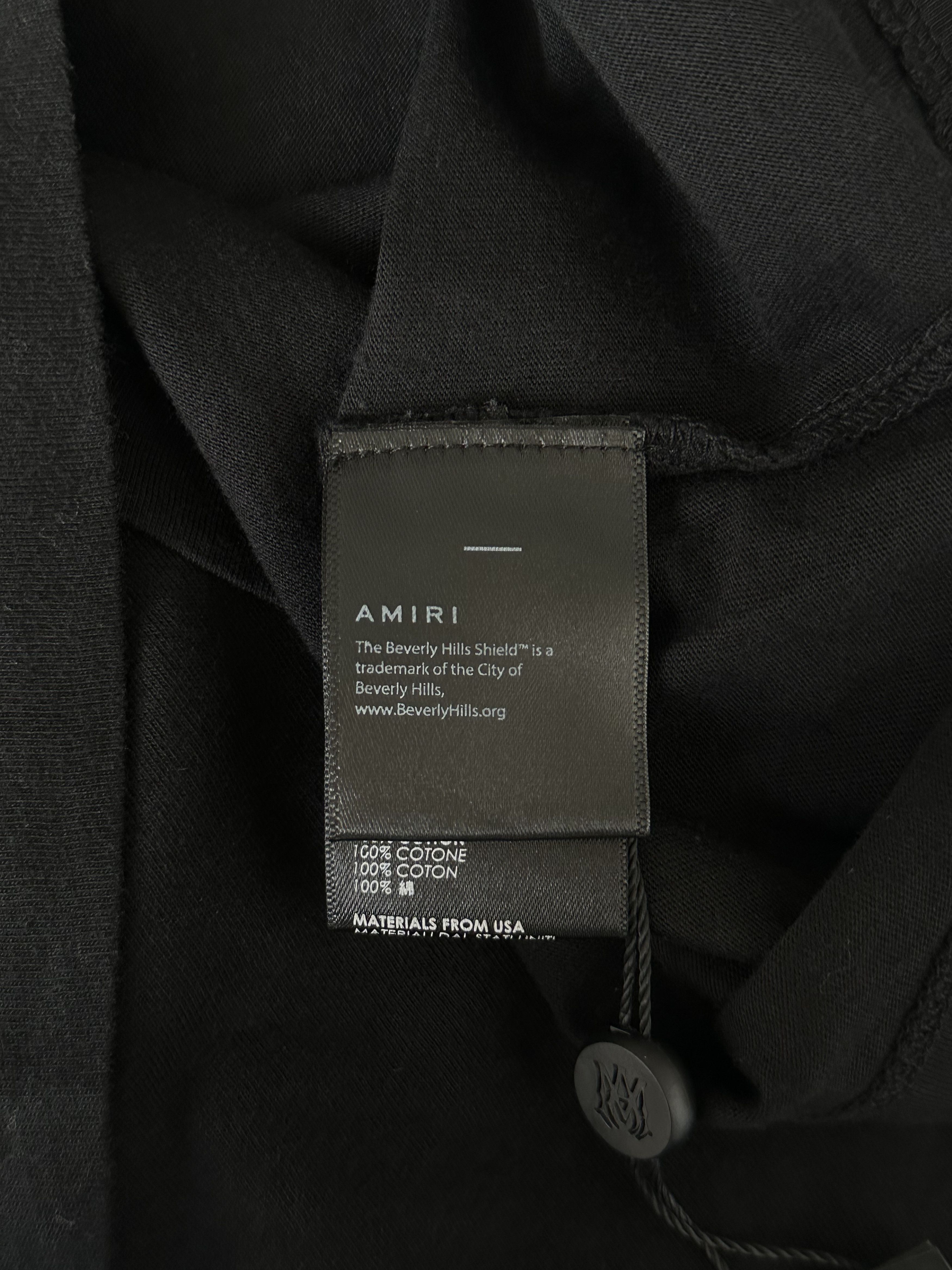Amiri Amiri Black Rainbow Beverly Hills T-Shirt Size US XXL / EU 58 / 5 - 4 Thumbnail