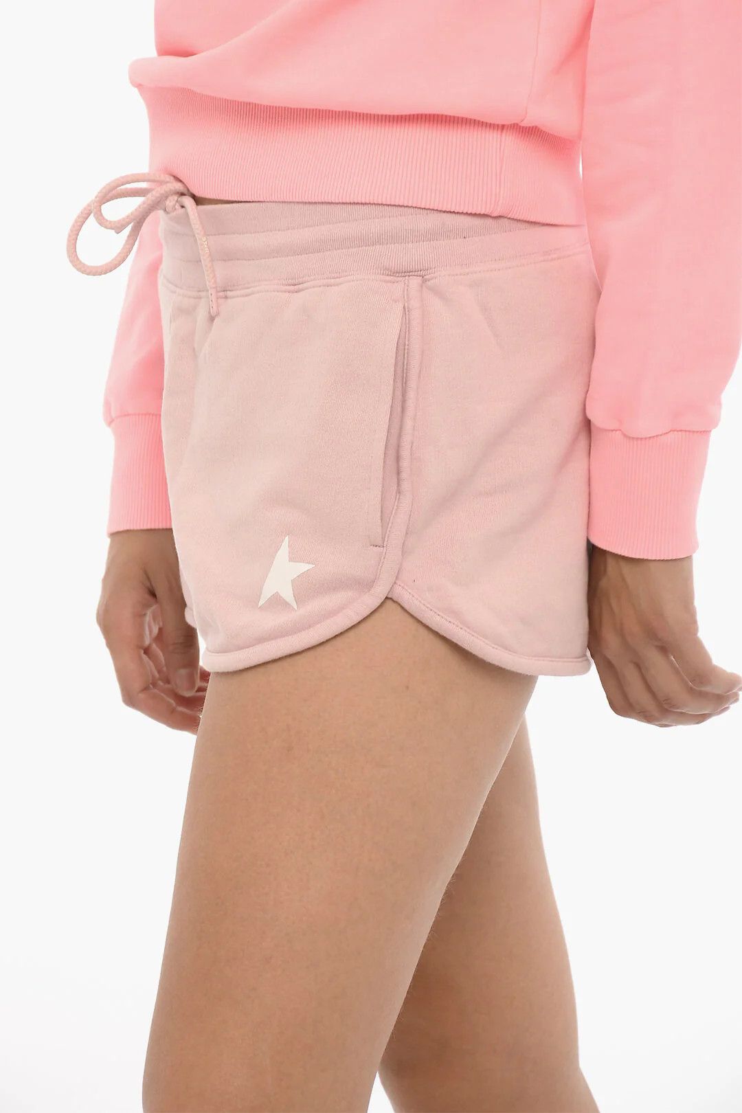 Golden Goose og1mm0426 Fleece Short in Pink Size 30" / US 8 / IT 44 - 3 Thumbnail