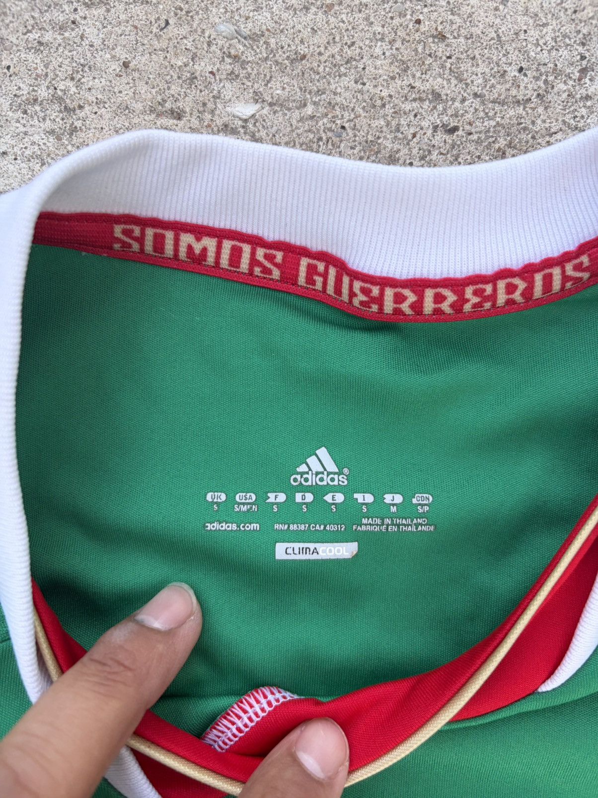 Adidas 2011/12 Adidas Mexico national team Home soccer jersey Size US S / EU 44-46 / 1 - 3 Thumbnail