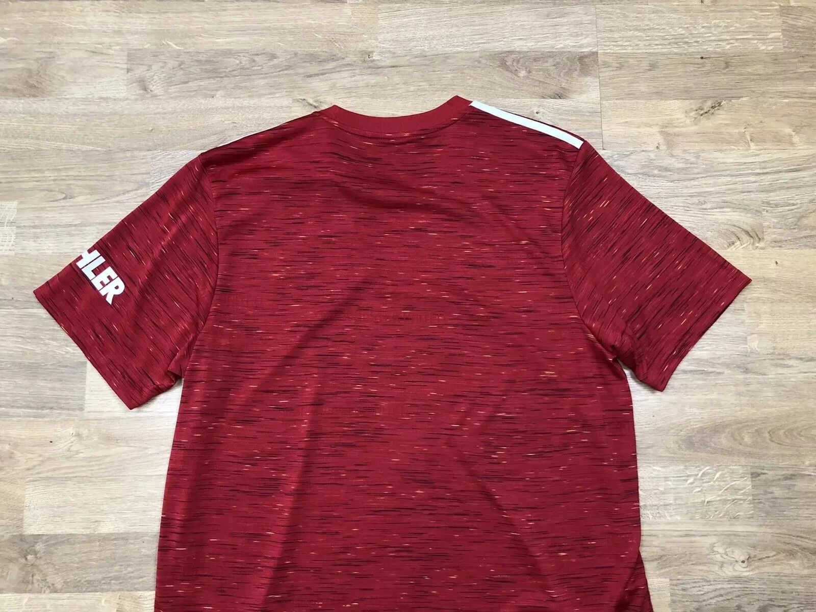 Adidas MANCHESTER UNITED 2020 2021 HOME JERSEY SOCCER MENS Size US XL / EU 56 / 4 - 5 Thumbnail