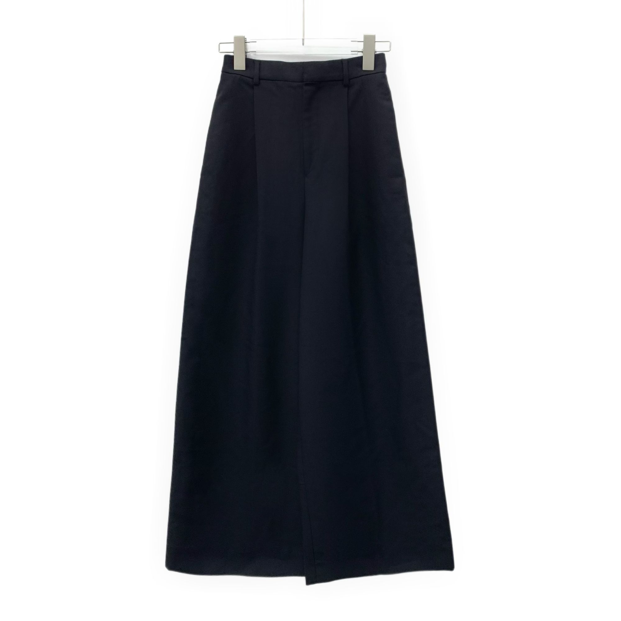 Celine Celine Black Wide-Leg Trousers Casual Style XXS 34 Grade A N Size 25" / US 0 / IT 36 - 1 Thumbnail