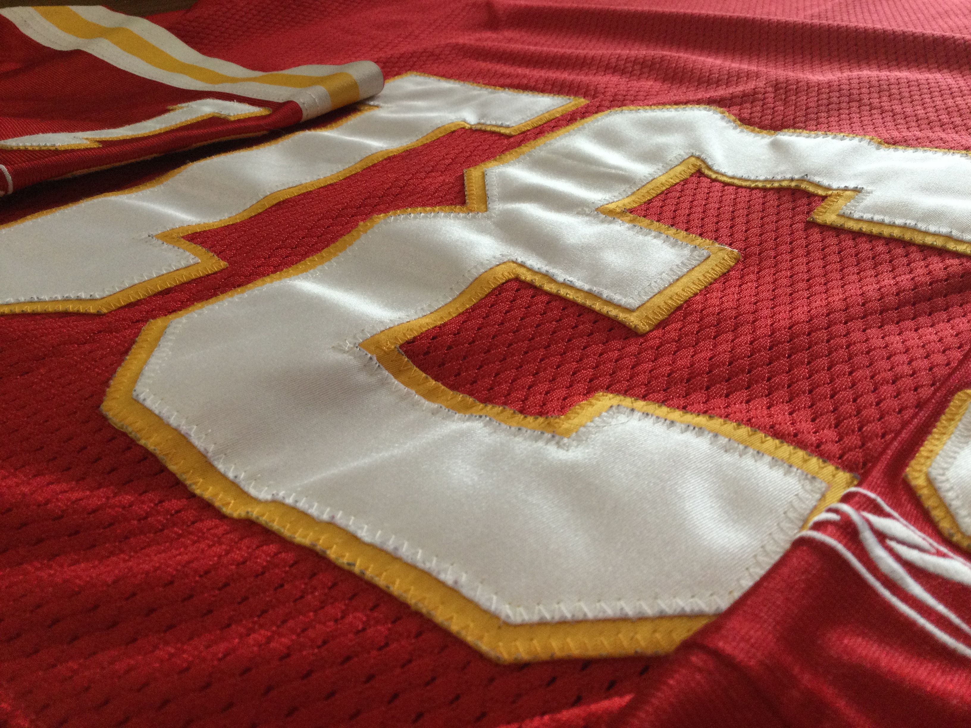 Reebok Authentic Kansas City Chiefs Priest Holmes Reebok NFL Jersey Size US XXL / EU 58 / 5 - 4 Thumbnail