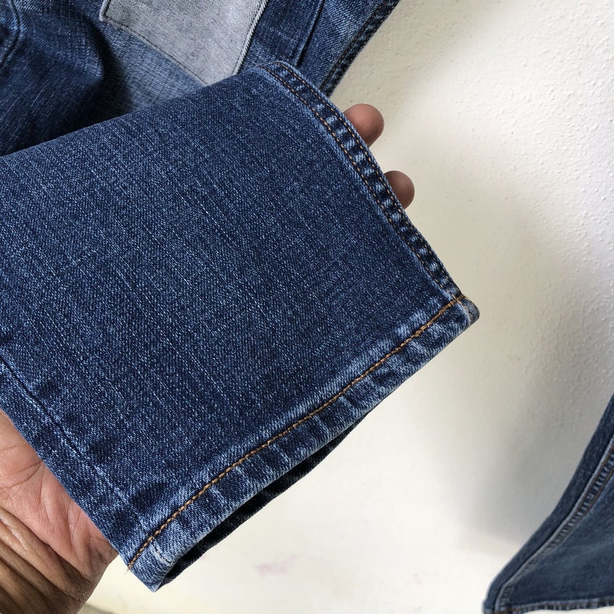 Old Navy OLD NAVY Distressed Patchwork Skinny Jeans Size 30" / US 8 / IT 44 - 10 Thumbnail