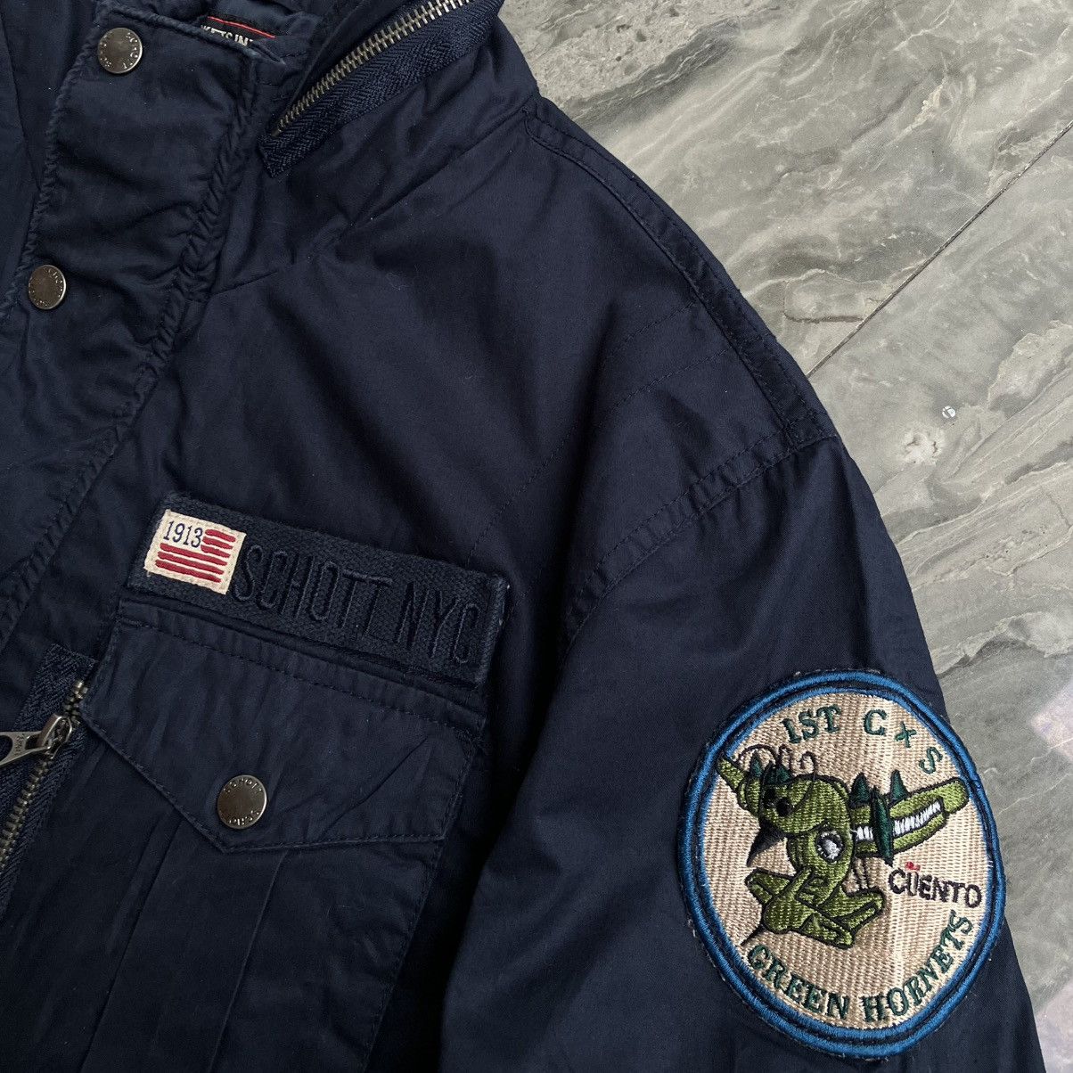 Schott Schott M65 x Cuento Military Jacket Size US M / EU 48-50 / 2 - 3 Thumbnail