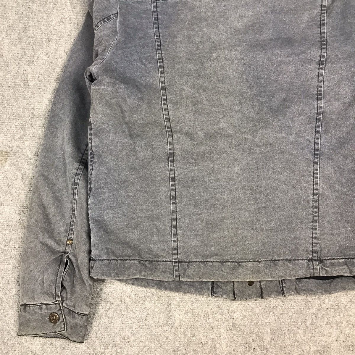 Dolce & Gabbana × Vintage OG DOLCE & GABBANA D&G GRAY BLUE SUN FADED BUTTON JACKET Size US M / EU 48-50 / 2 - 10 Thumbnail