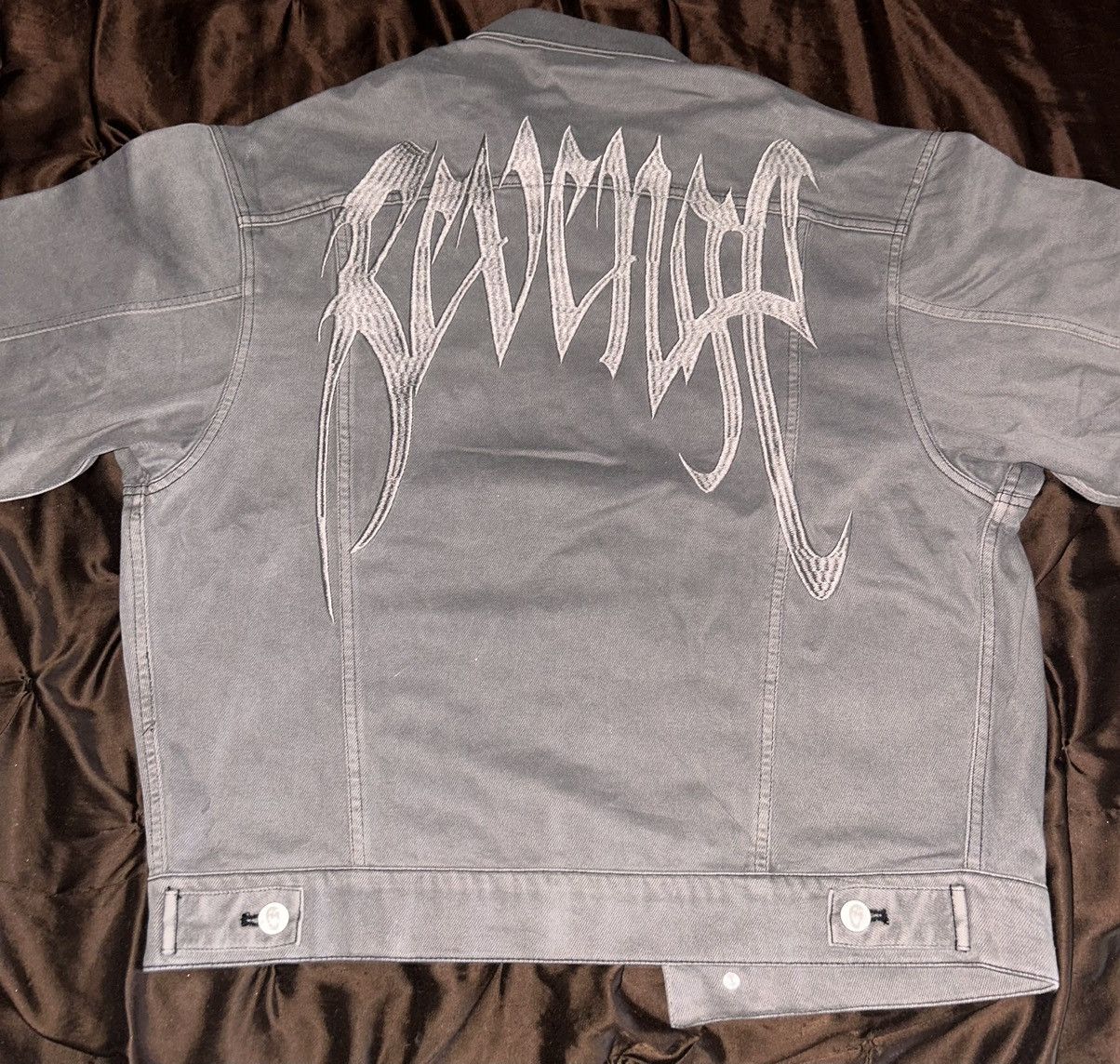 Revenge Revenge Grey Denim Jacket Size US S / EU 44-46 / 1 - 1 Thumbnail