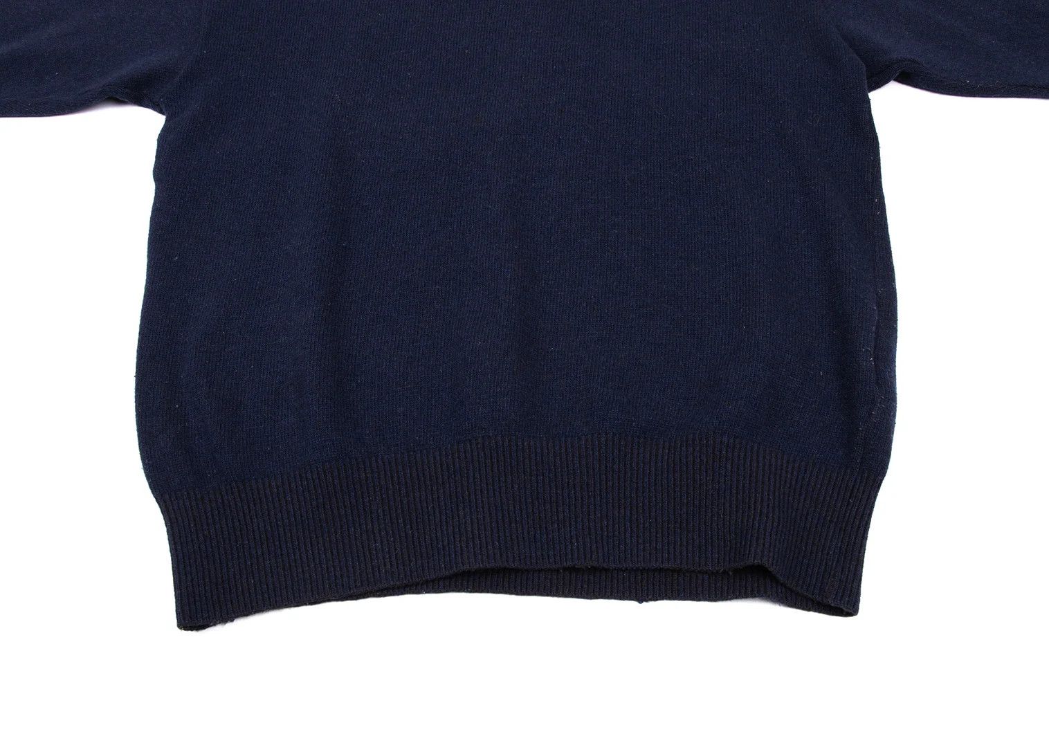 Comme des Garcons Homme Plus Wool Nylon Knitted Sweater in Navy, Size M Size US M / EU 48-50 / 2 - 5 Thumbnail