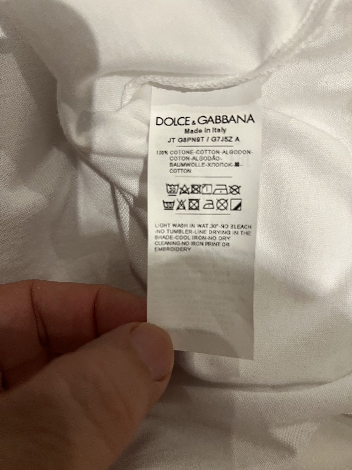 Dolce & Gabbana Dolce&cabana logo T-shirt white size 56 Size US XL / EU 56 / 4 - 8 Thumbnail