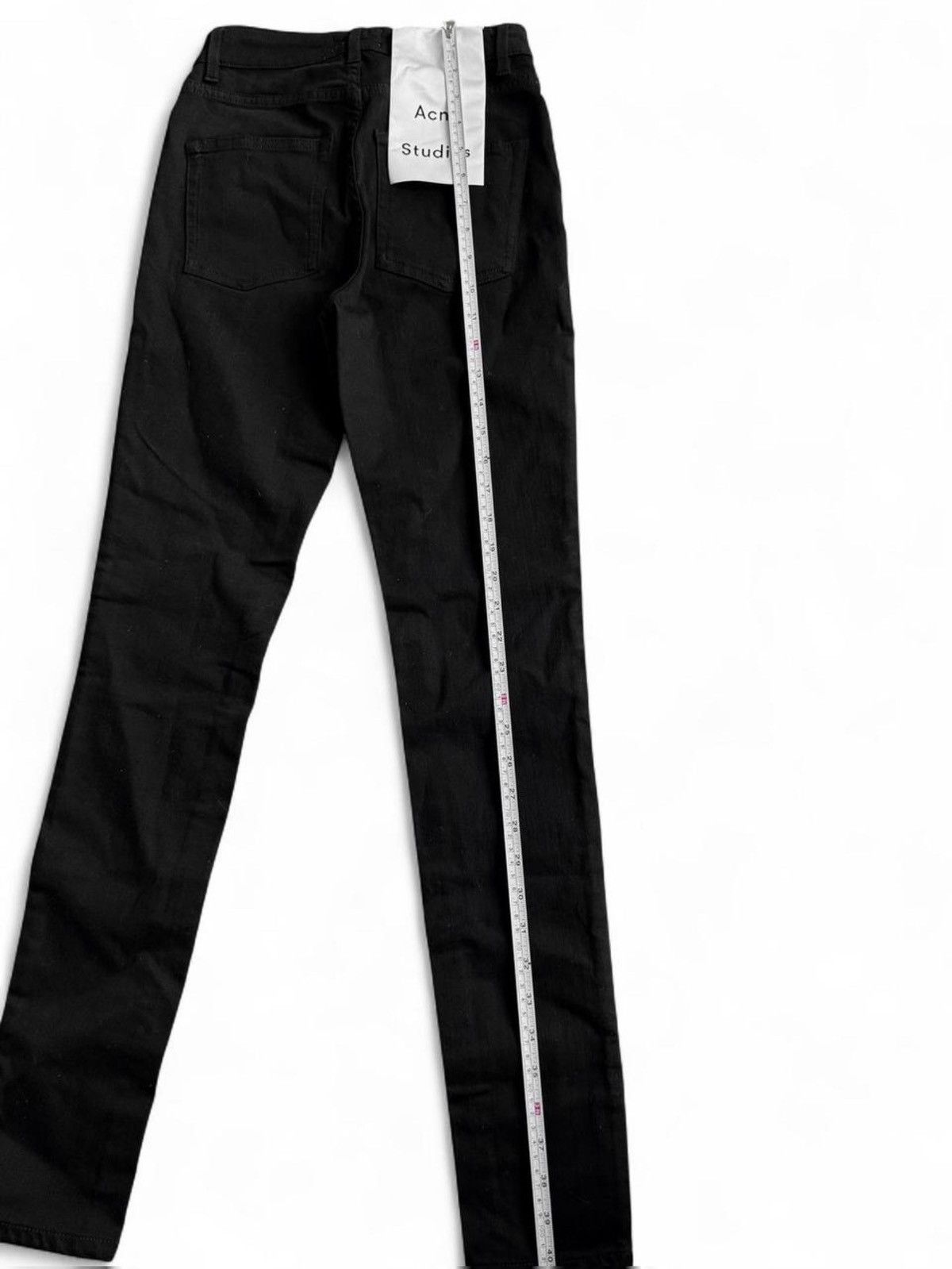 Acne Studios Acne Studios black high-waisted pin black jeans 26/32 Size 26" / US 2 / IT 38 - 6 Thumbnail