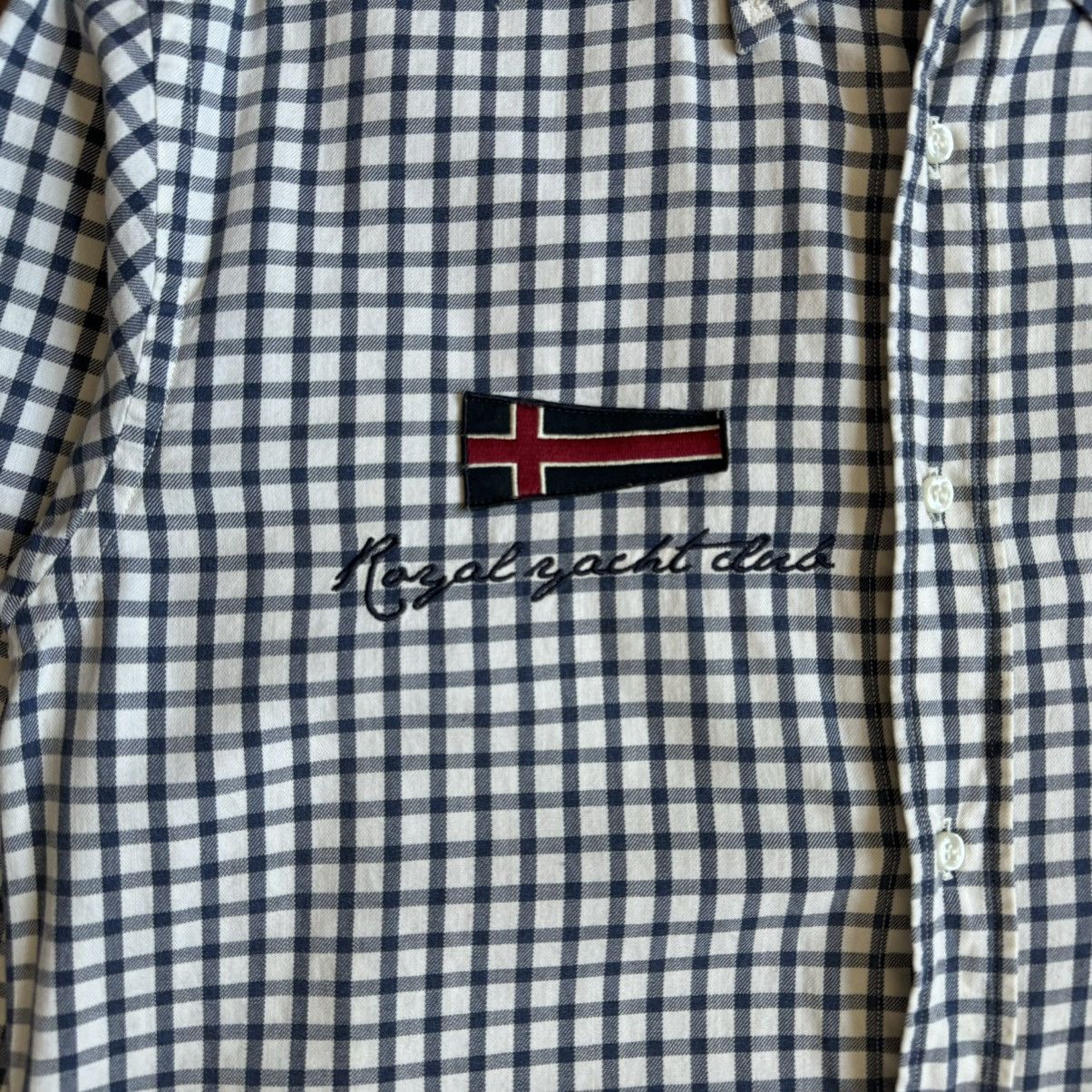Paul & Shark Paul&Shark Yachting Royal Yacht Club Button Down Shirt Size US M / EU 48-50 / 2 - 6 Thumbnail