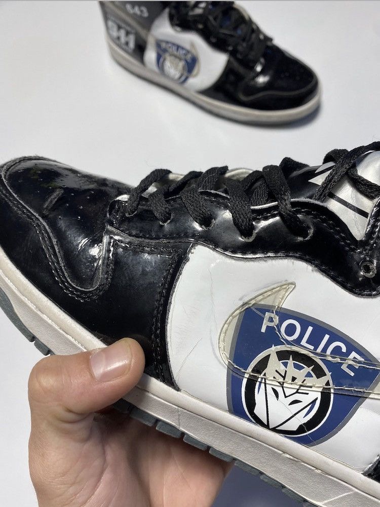 Nike × Vintage Vintage Nike Transformers Police varnish dunk shoes size 10 Size US 10 / EU 43 - 5 Thumbnail