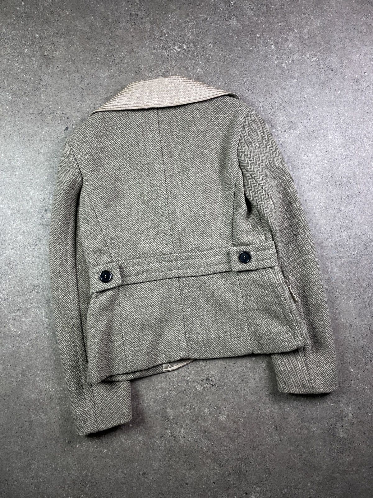 Louis Vuitton Louis Vuitton Wool Tweed Blazer One Button Jacket Size S / US 4 / IT 40 - 2 Thumbnail