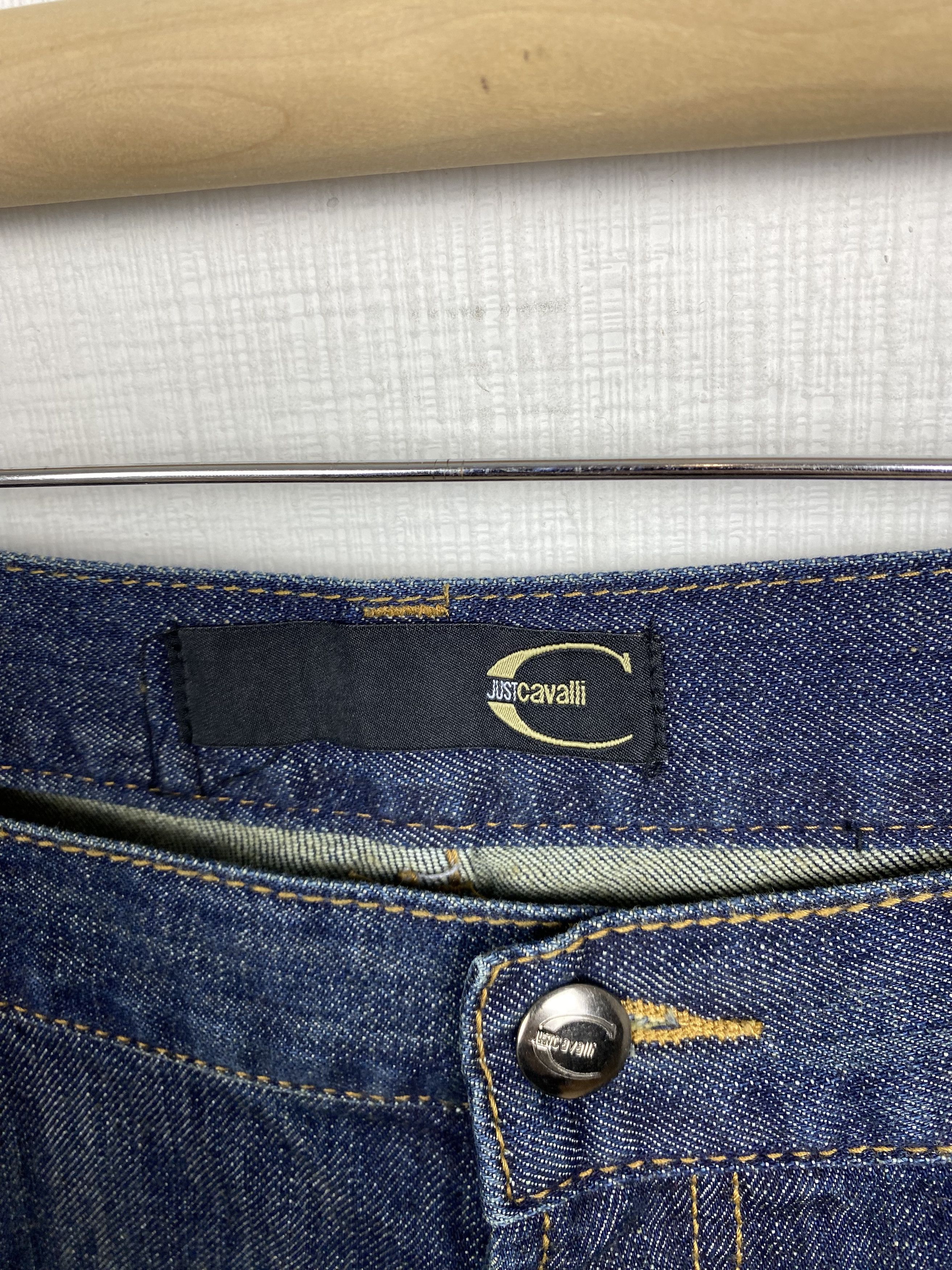 Roberto Cavalli Just Cavalli Denim Jeans Embroidered Logo size 52 Size US 36 / EU 52 - 5 Thumbnail