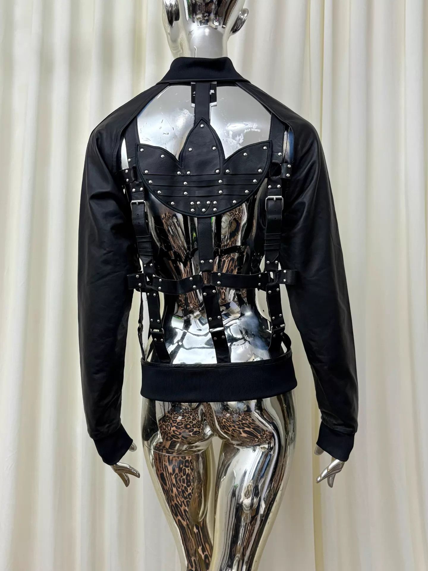 Jeremy Scott Jeremy Scott x Adidas Studded Lace-Up Jacket M Size M / US 6-8 / IT 42-44 - 1 Thumbnail