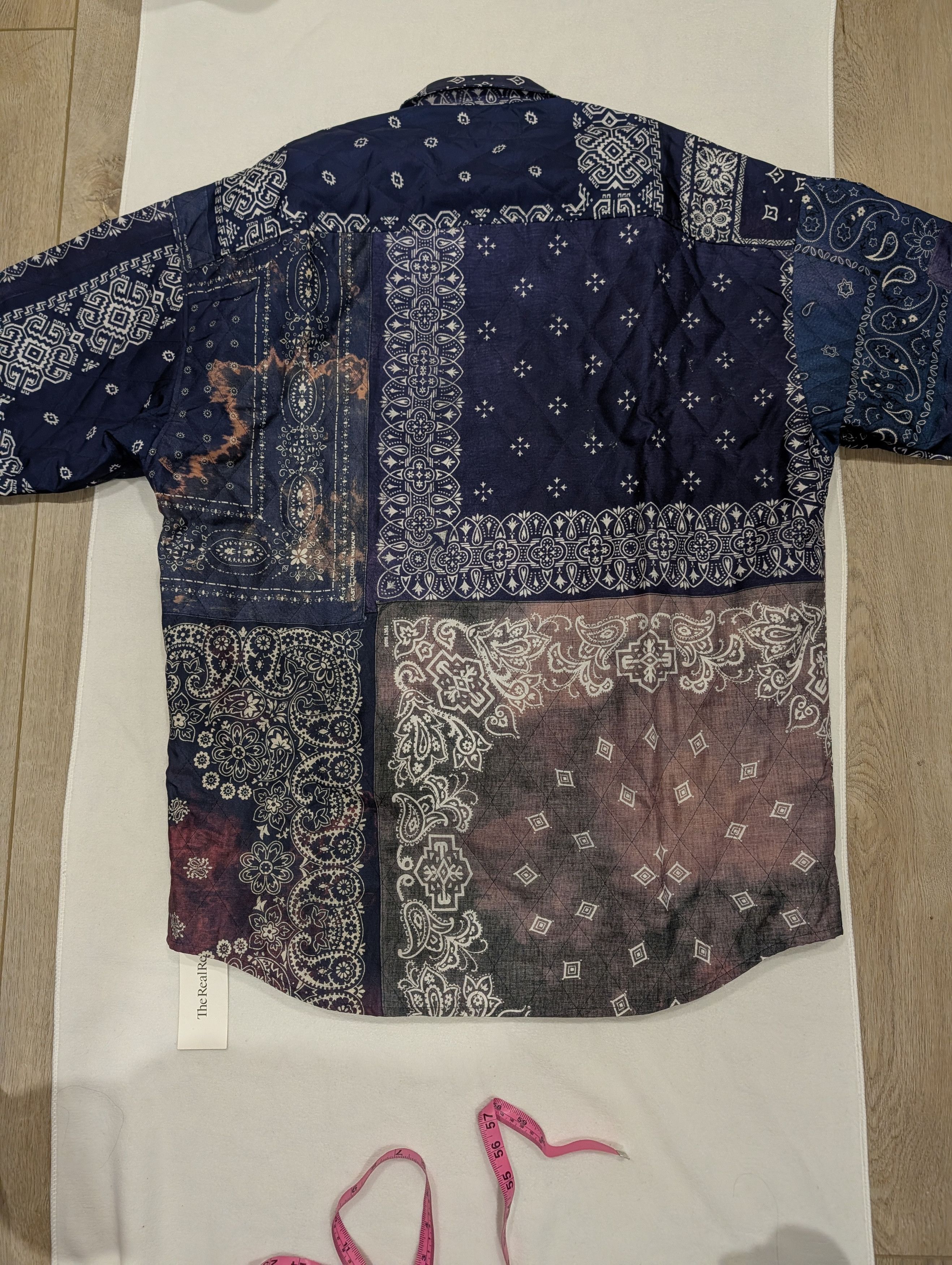 Neighborhood Neighborhood Quilt-B E-Shirt 202AQNH-SHM06 Size US M / EU 48-50 / 2 - 7 Thumbnail