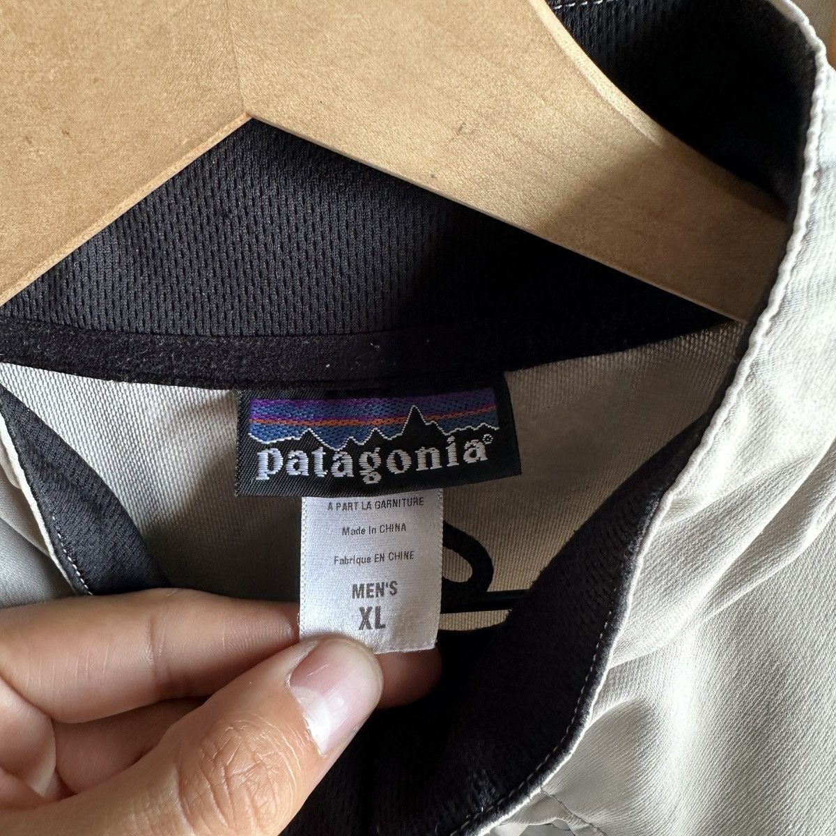 Patagonia × Vintage Vintage patagonia windbreaker jacket Beige Full Zip Gorpcore Size US XL / EU 56 / 4 - 10 Thumbnail