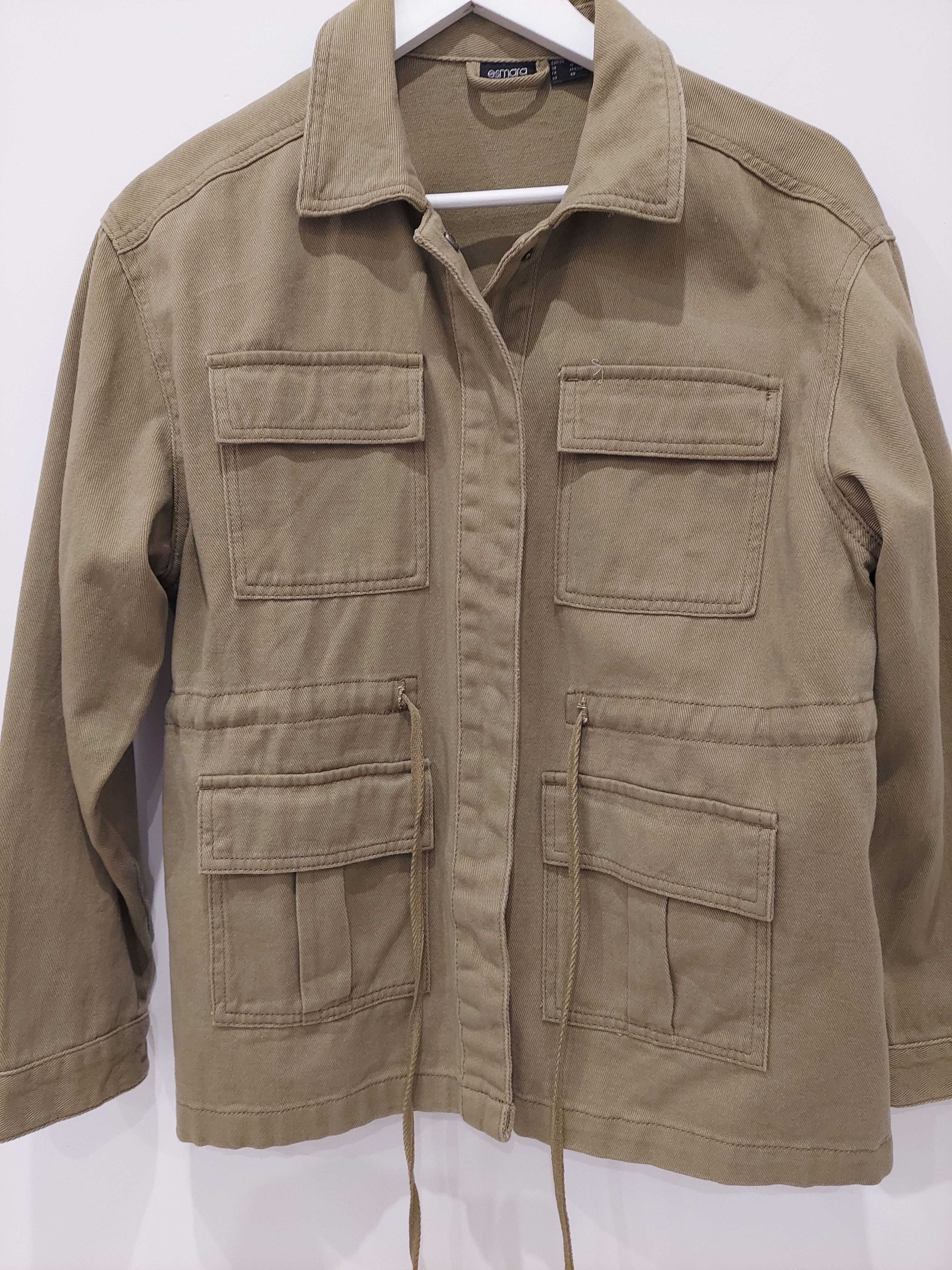 H&M Set: Khaki jacket, 38+ Ecru Shirt, 38+ Sage jeans, 40v Size M / US 6-8 / IT 42-44 - 4 Thumbnail