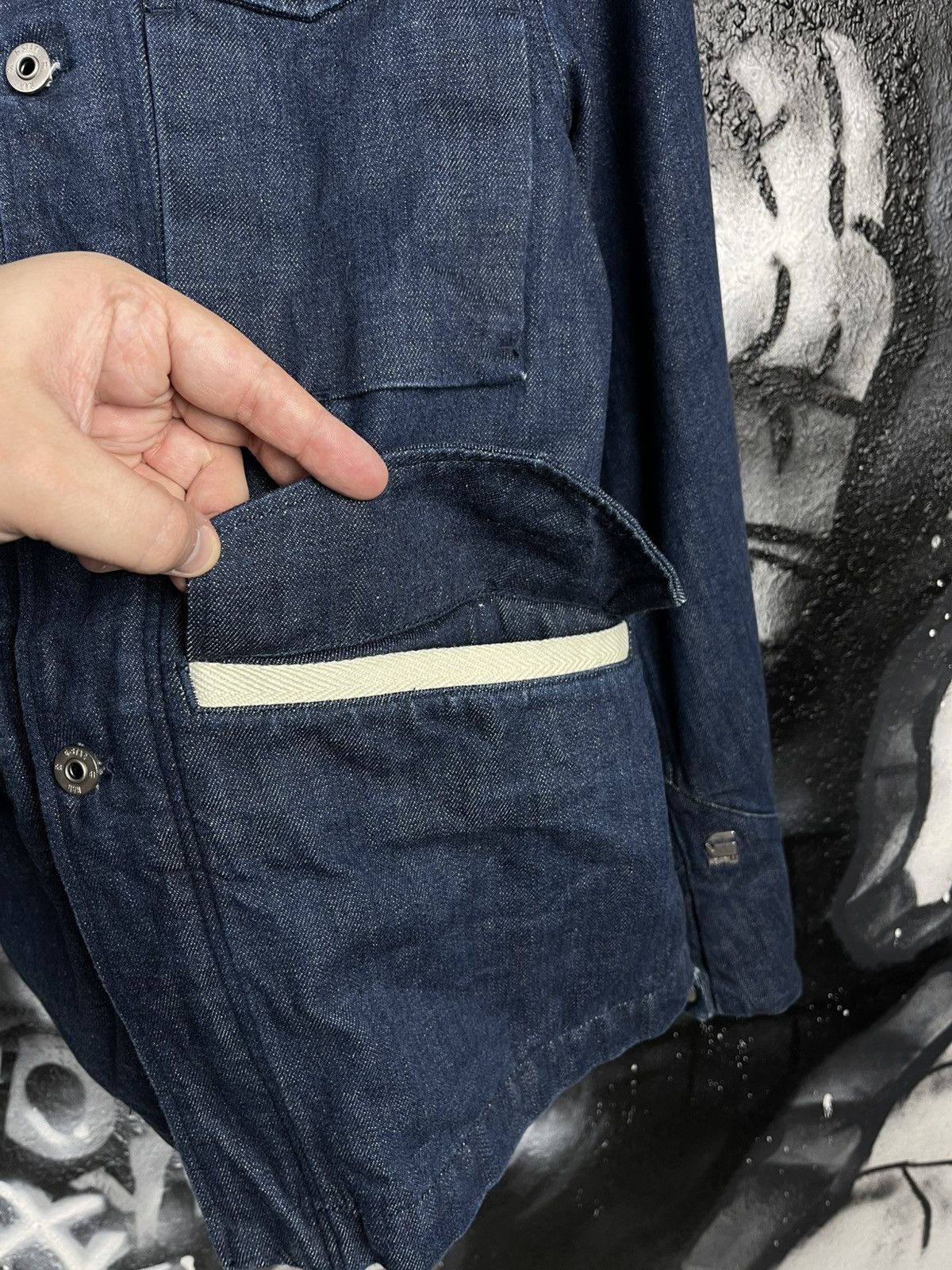 G-Star G Star RAW Denim Vodan Worker Blazer Men’s Size XS Size US XS / EU 42 / 0 - 13 Thumbnail