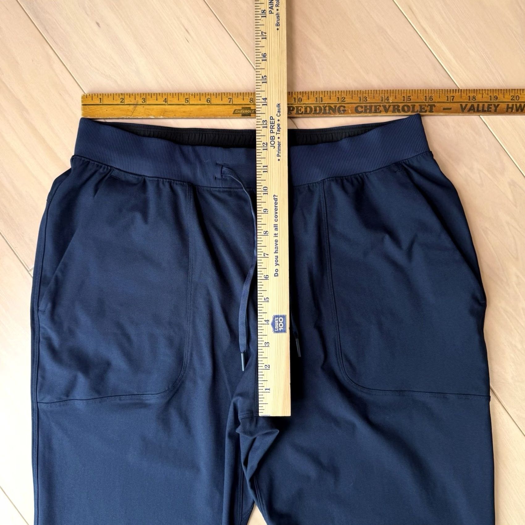 Lululemon Lululemon ABC Jogger Pants Large Navy Blue Knit Polyester Regular 28in Inseam Men Activewear Jogger Tapered Salable Lululemon ABC Model Mens Size US 33 - 7 Thumbnail