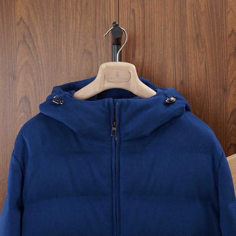 Loro Piana LORO PIANA Goat and velvet down jacket Size US L / EU 52-54 / 3 - 4 Thumbnail