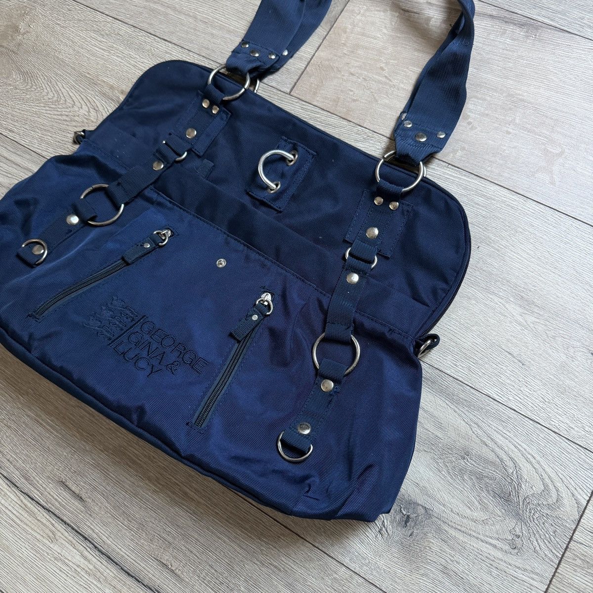 George Gina & Lucy George Gina Lucy GGL Shoulder Vintage Bag Blue Navy Size ONE SIZE - 2 Thumbnail