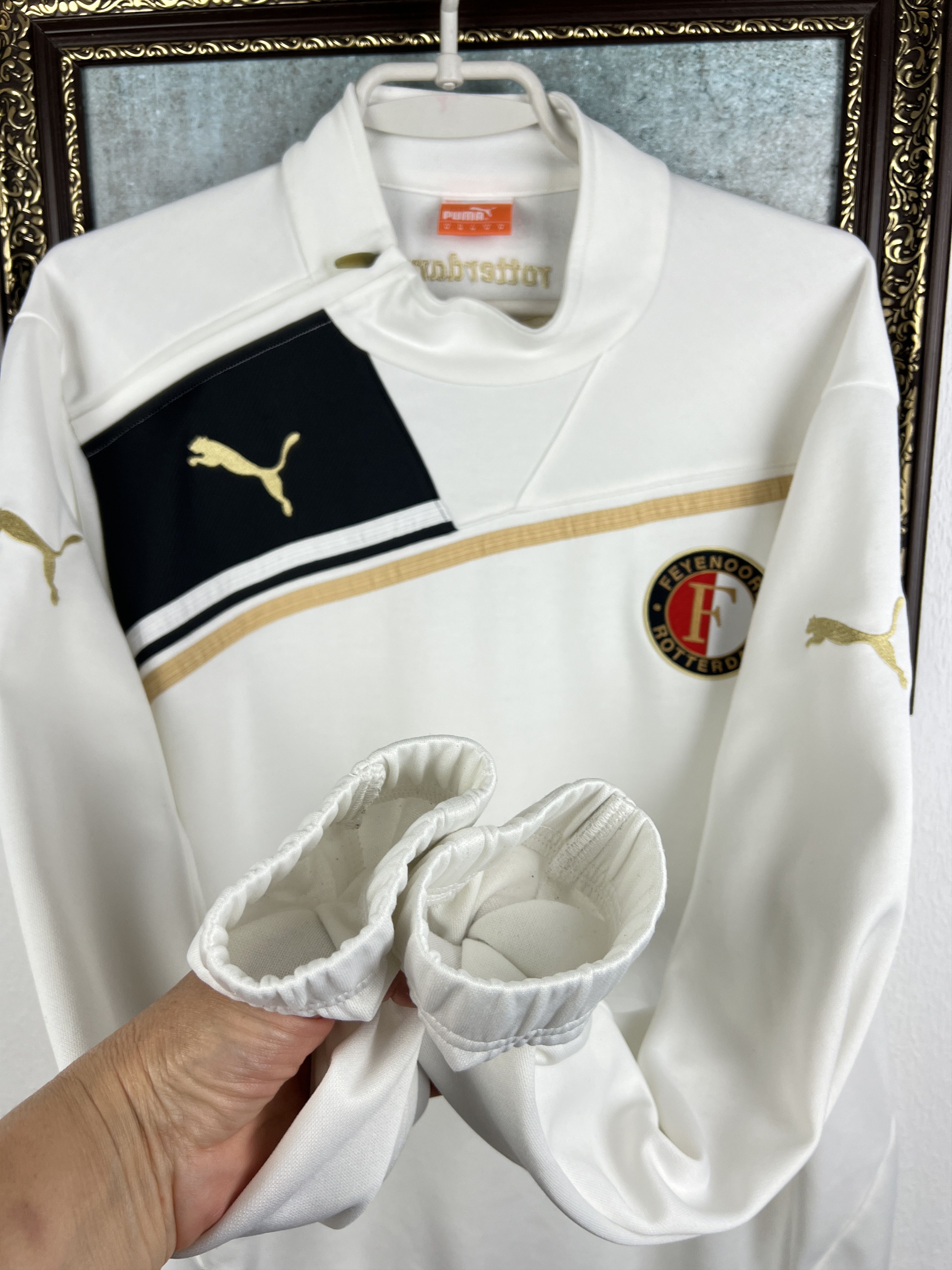 Puma Feyenoord Rotterdan Football Sweatshirt Train Track Top Size US M / EU 48-50 / 2 - 7 Thumbnail