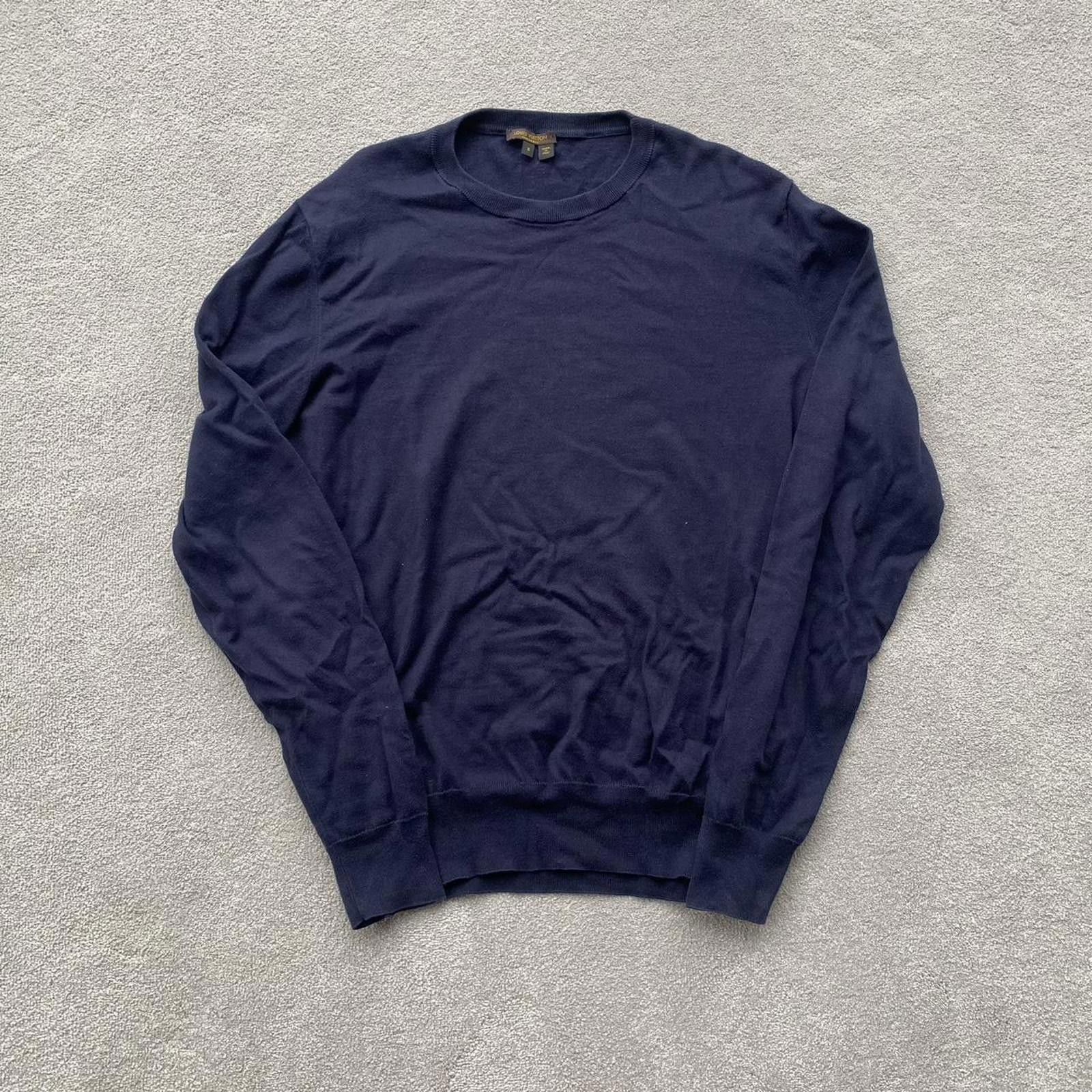 Louis Vuitton Louis Vuitton Uniform Crewneck Sweater Jumper Sweatshirt Size US S / EU 44-46 / 1 - 1 Thumbnail