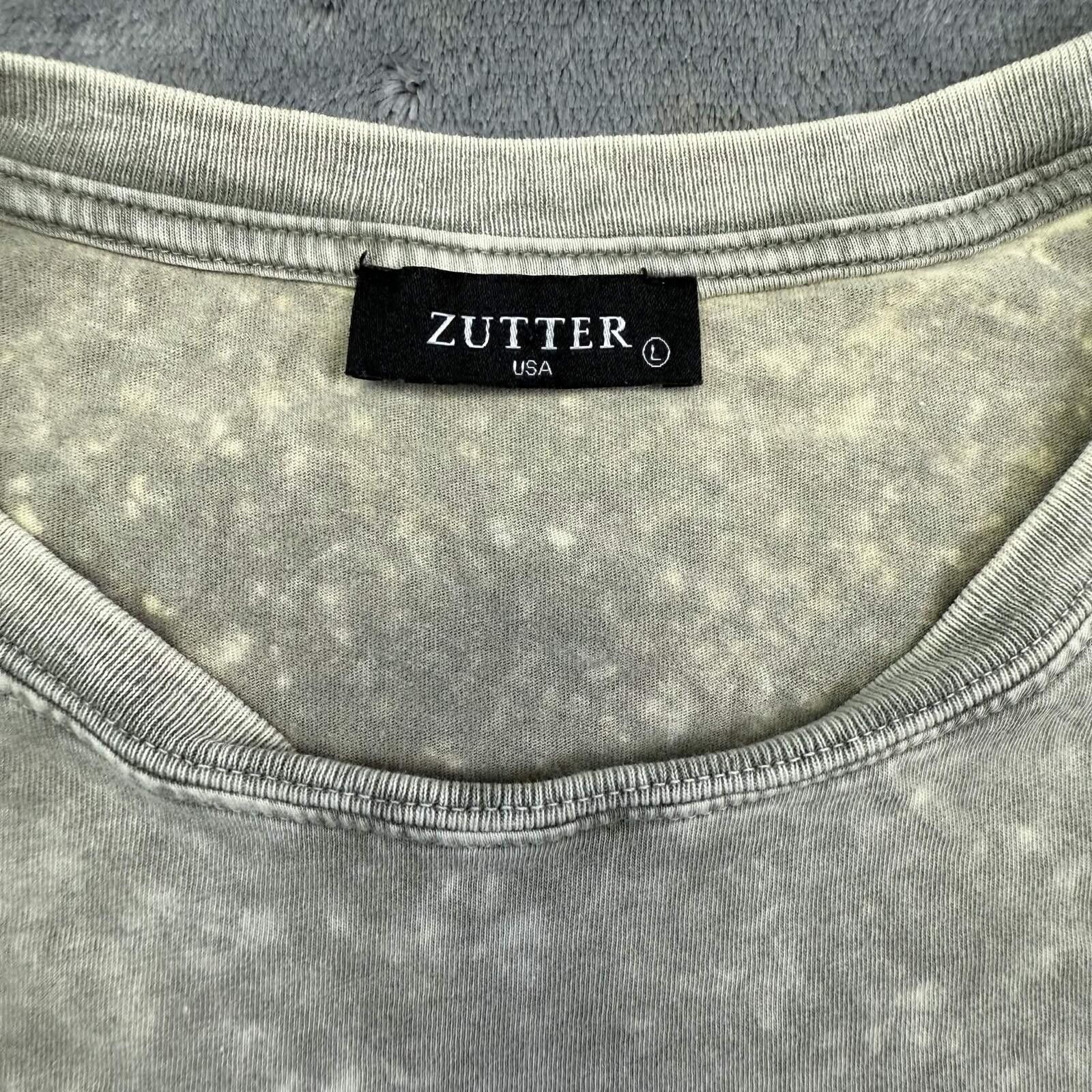 Other Zutter USA Men's ''Country Music'' Acid Wash T-Shirt Size ONE SIZE - 3 Thumbnail
