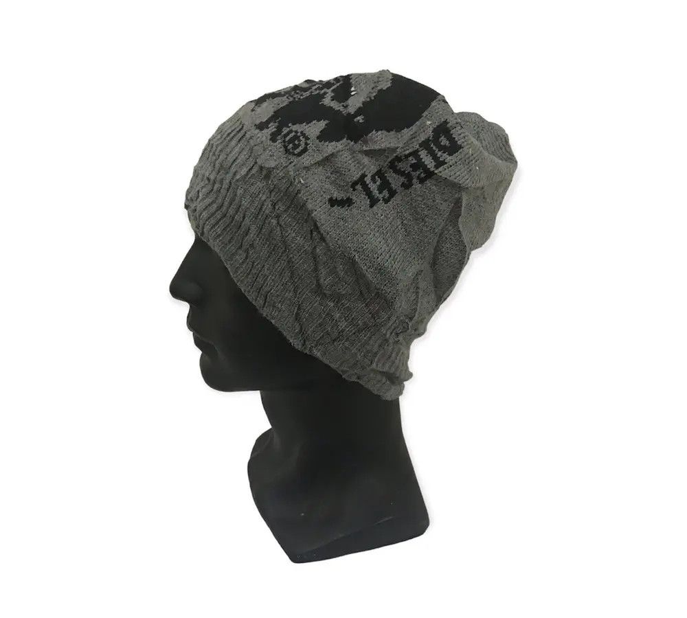 Diesel Diesel Seditionaries Punk Rock Style Beanie Hat Size ONE SIZE - 2 Thumbnail