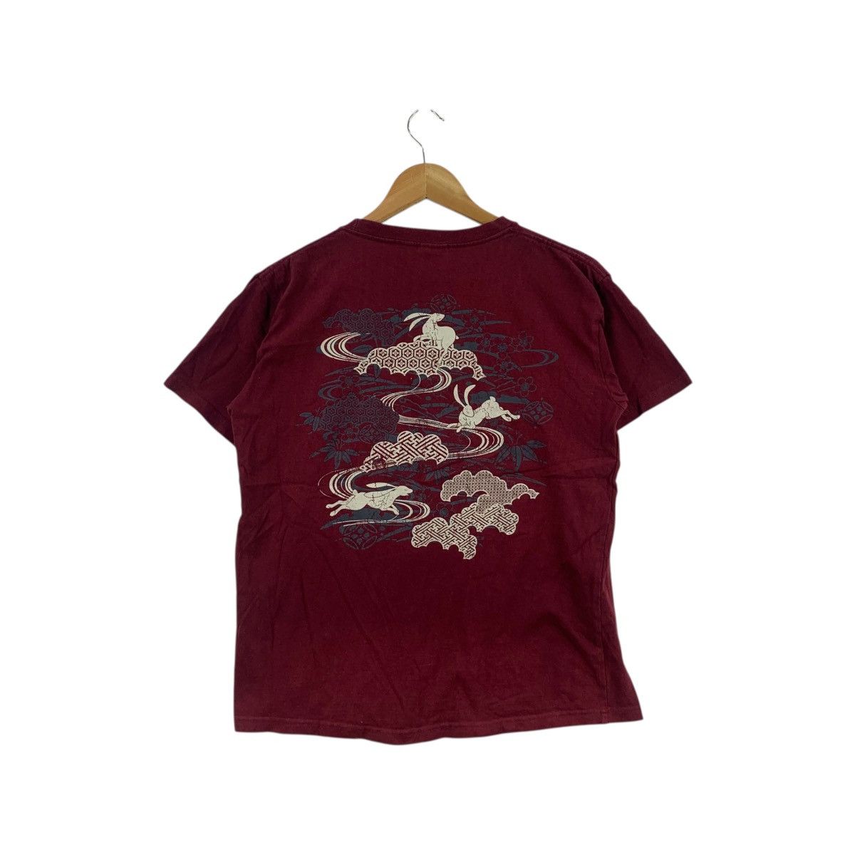Vintage Vintage JAPAN MOON RABBIT Folklore Cloud Nine Tee Shirt Top Size M / US 6-8 / IT 42-44 - 6 Thumbnail