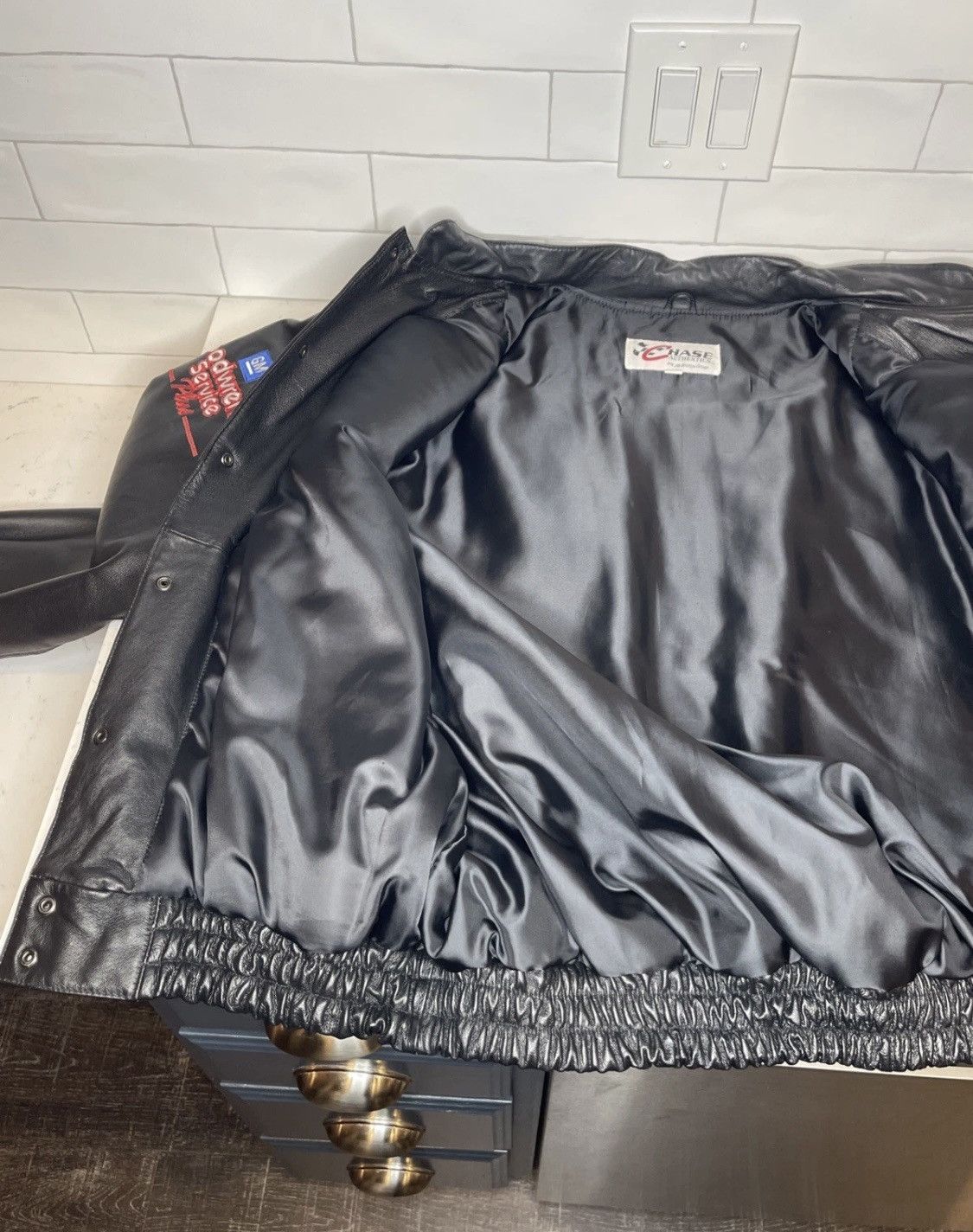 Chase Authentics Dale Earnhardt Chase Authentic Leather Jacket XL VGC Size US XL / EU 56 / 4 - 13 Thumbnail