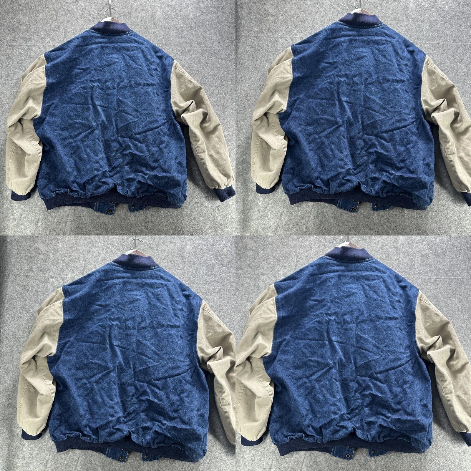 Vintage VINTAGE Blue Ridge Captain Morgan Jacket Mens L Blue Denim Varsity Jacket Cotton Lined Embroidered Logo 90s Casual Size US L / EU 52-54 / 3 - 10 Thumbnail