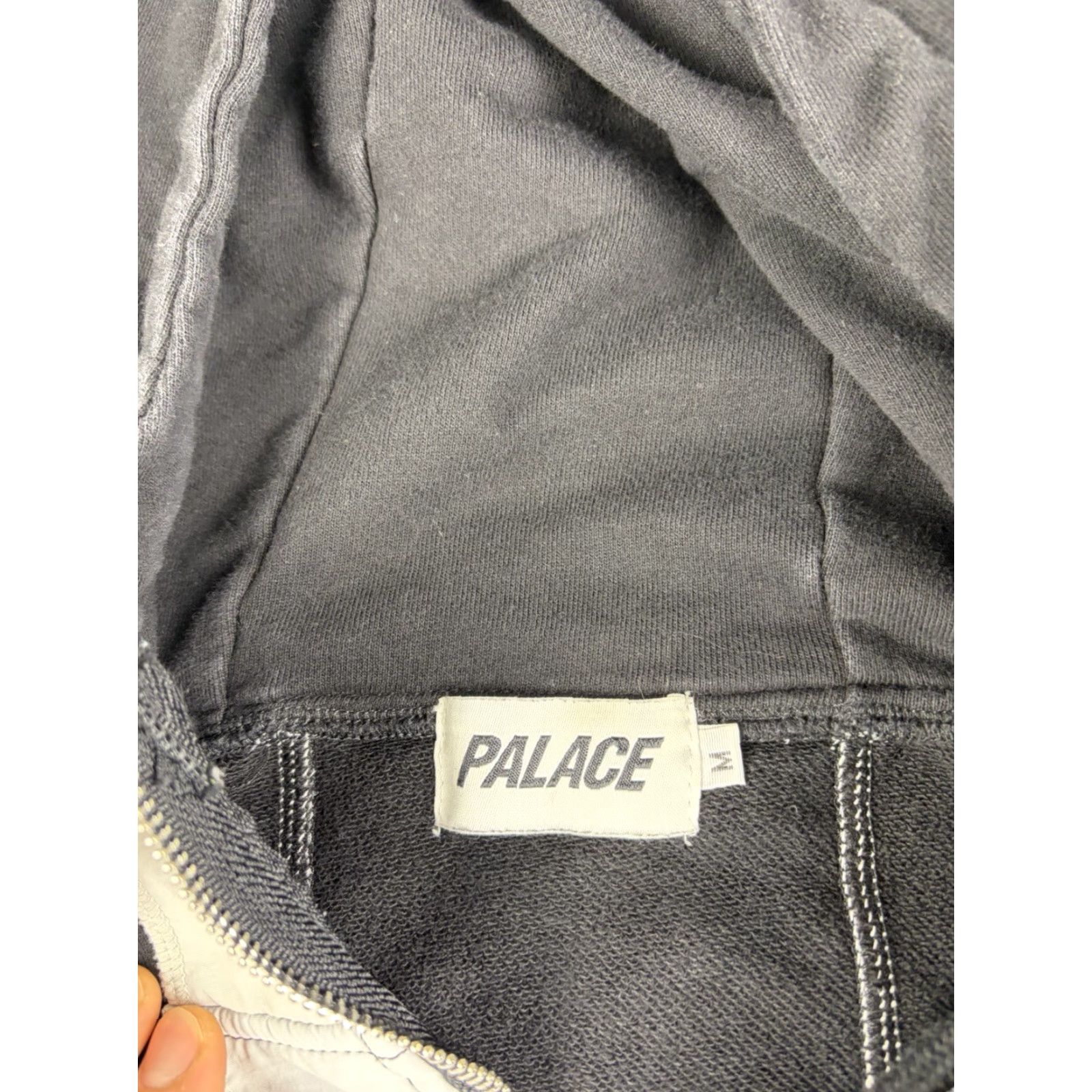 Palace Palace Skateboards Hoodie Size M Black White Zip Hooded Embroidered Logo Skateboarding Men Medium Sweatshirt Pullover Size US M / EU 48-50 / 2 - 4 Thumbnail