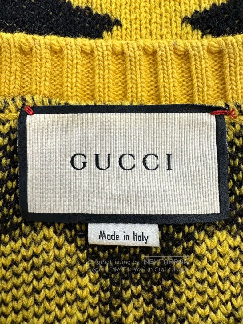 Gucci Gucci Bat print round-neck knitted sweater Size US M / EU 48-50 / 2 - 7 Thumbnail