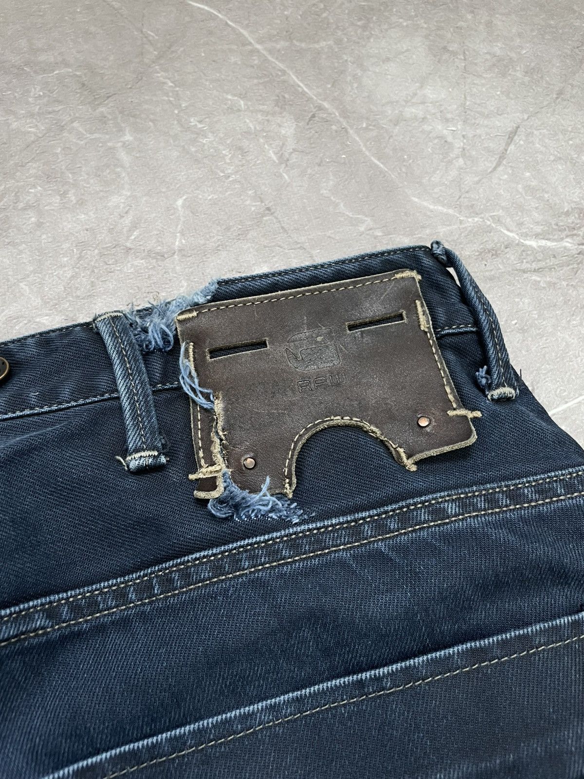 G-Star G star raw wide leg baggy double knee jeans pants y2k Size US 33 - 12 Thumbnail