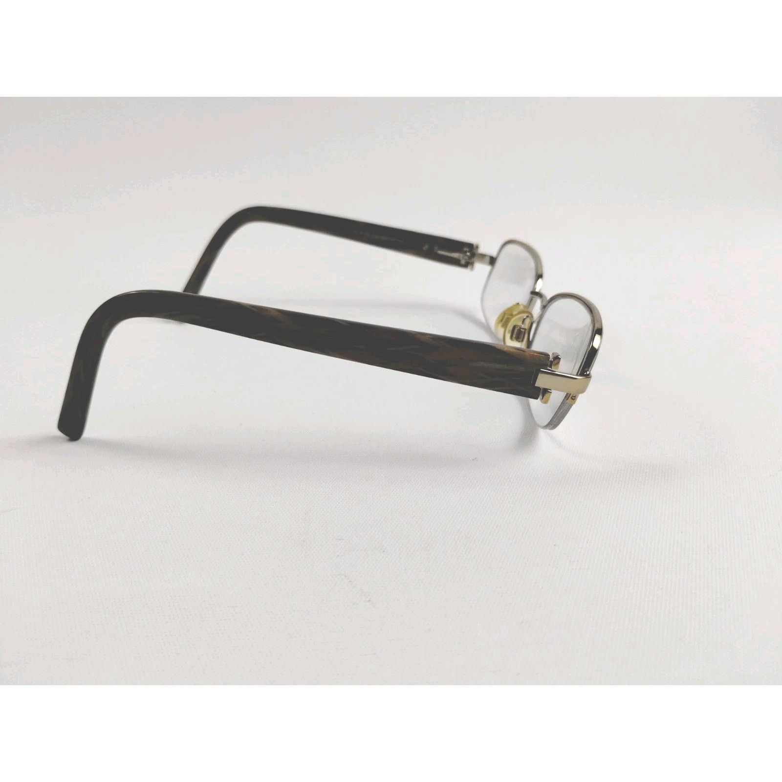 Anne Klein Anne Klein Eyeglass Frame AK9109 533 50-17-135 Brown Half Rm Size ONE SIZE - 3 Thumbnail