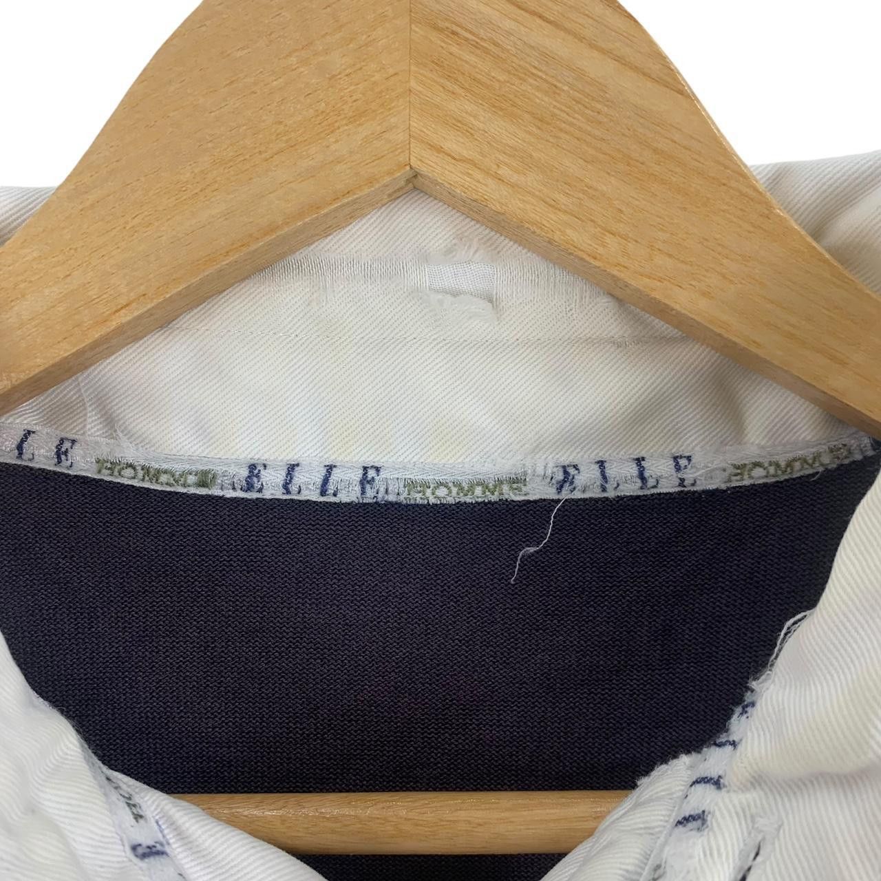 Vintage Vintage ELLE PARIS HOMME Collection Rugby Polo Tee Size US L / EU 52-54 / 3 - 3 Thumbnail