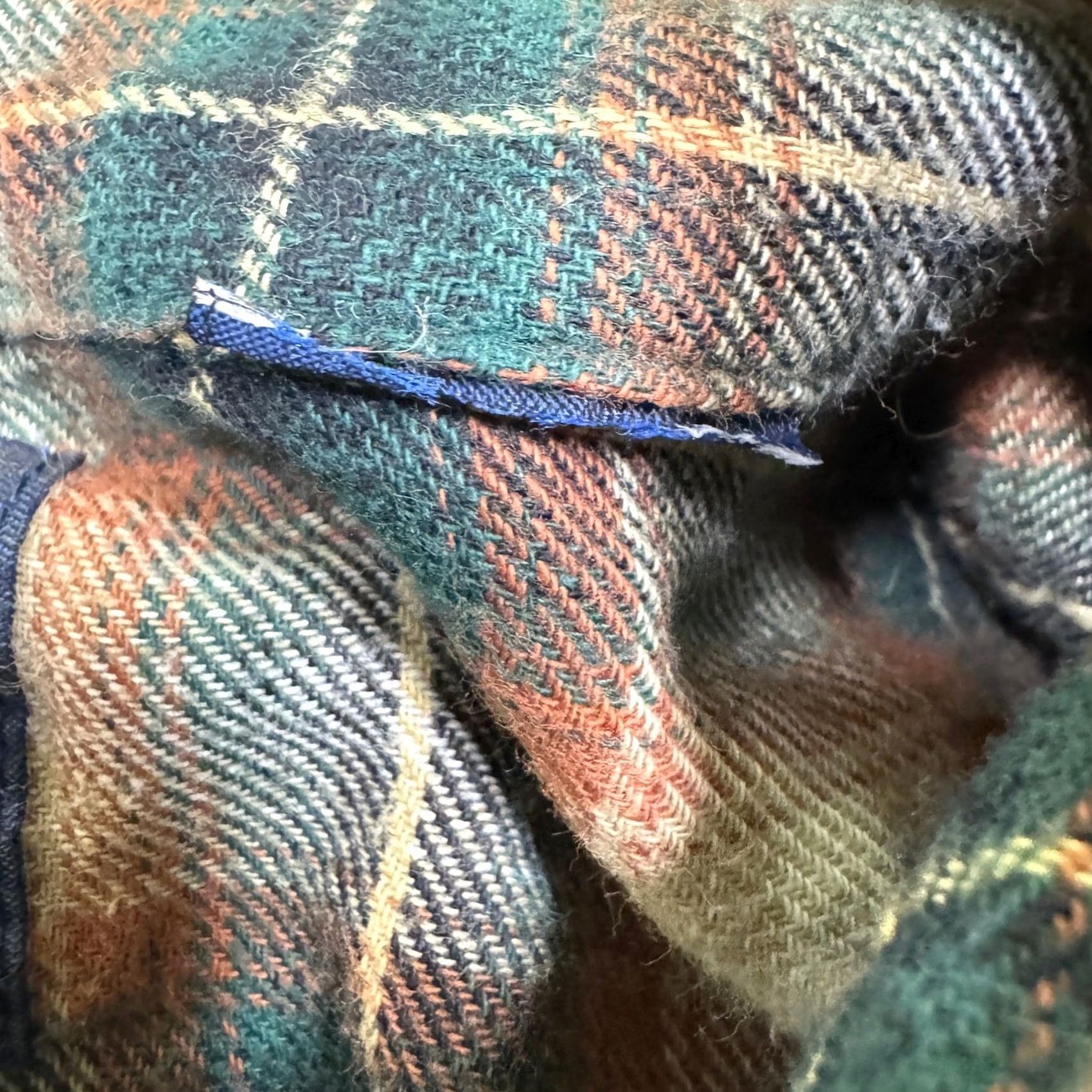 Wrangler Wrangler Flannel Shirt Men 2XL Plaid 100% Cotton Western Pearl Snap Multicolor Big & Tall Mens Size 48R - 2 Thumbnail