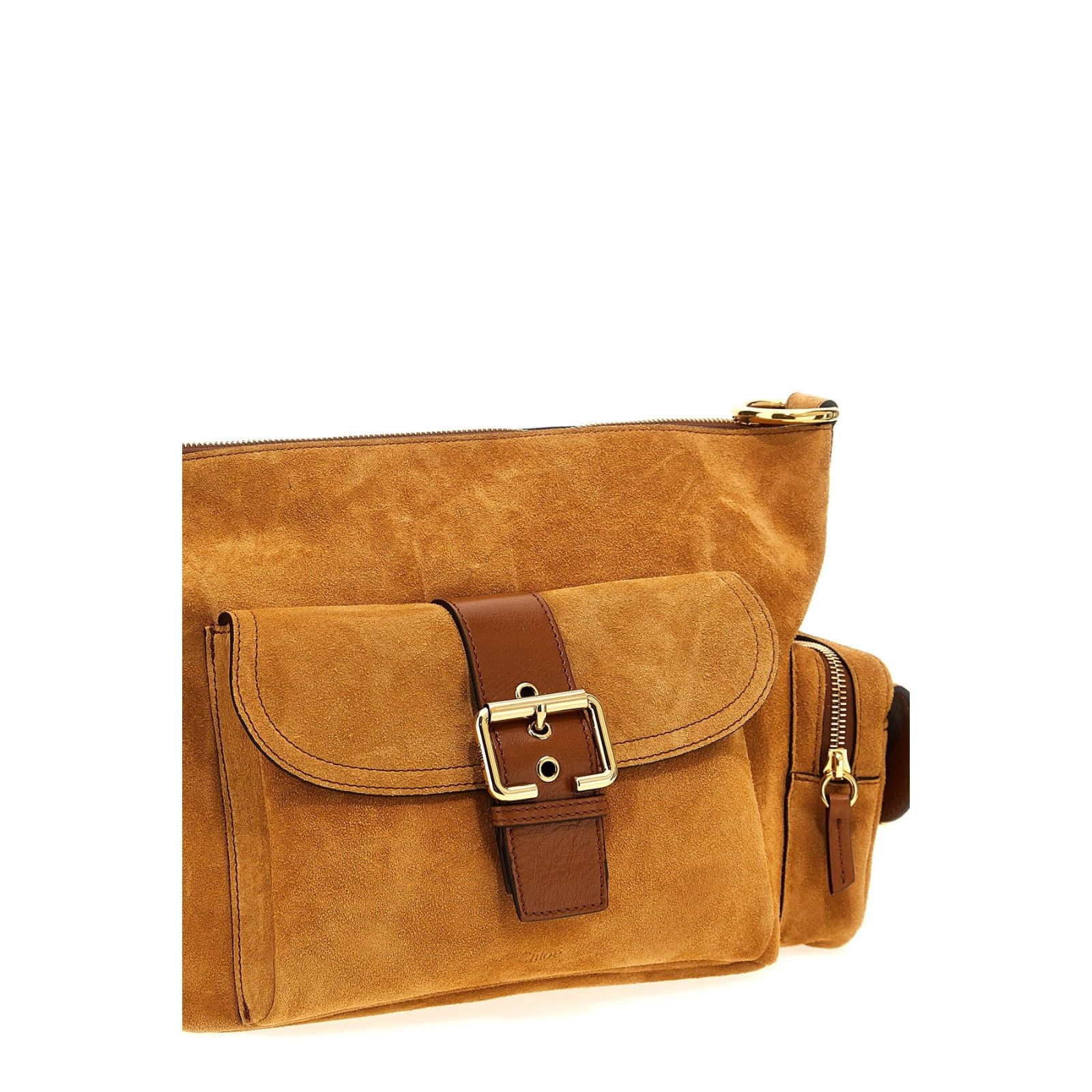 Chloe Chloe Camera Brown Suede Shoulder Bag New & Authentic Size ONE SIZE - 4 Thumbnail