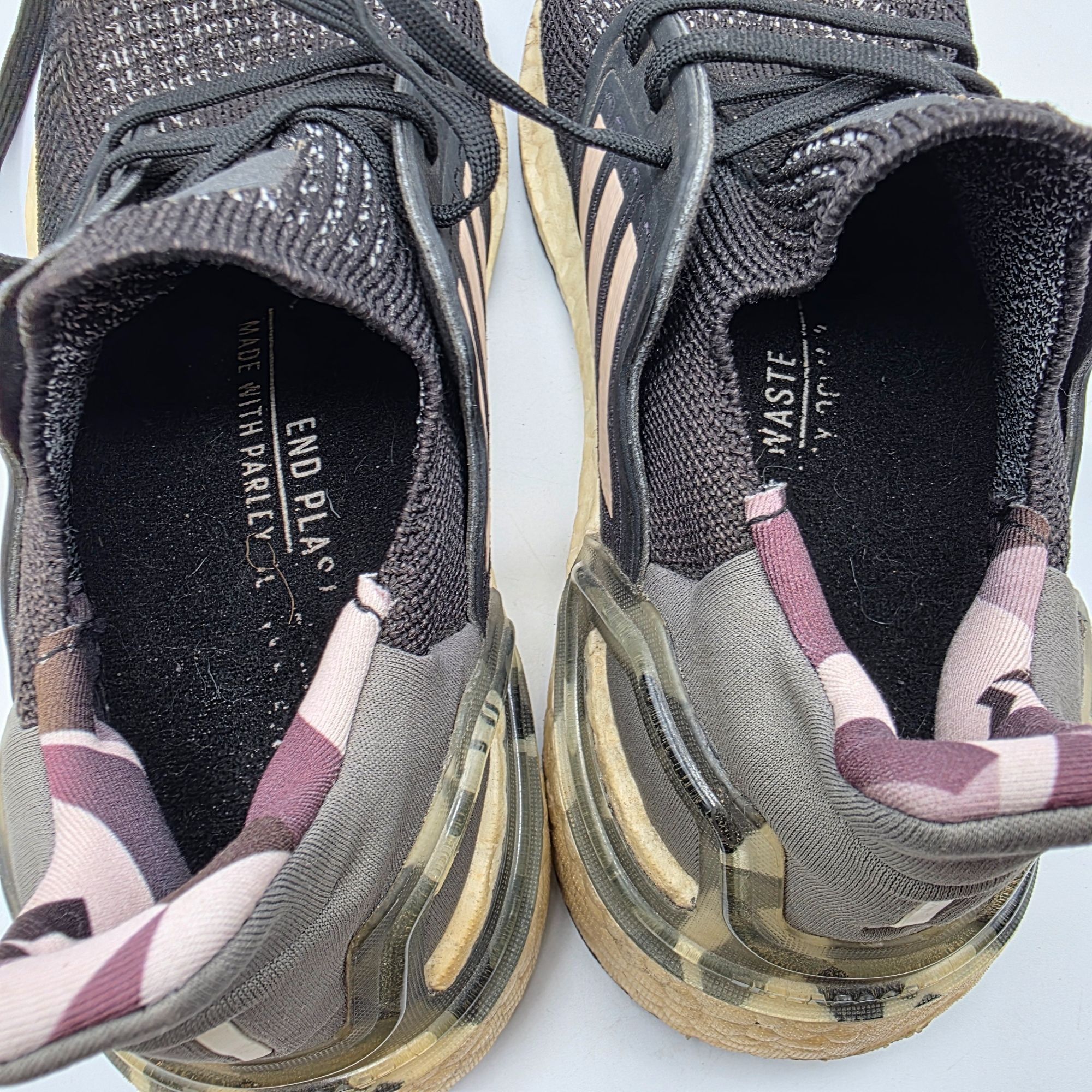 Adidas Adidas Ultraboost 20 Womens Size 6 Black Pink Athletic Runni Size US 6 / IT 36 - 9 Thumbnail